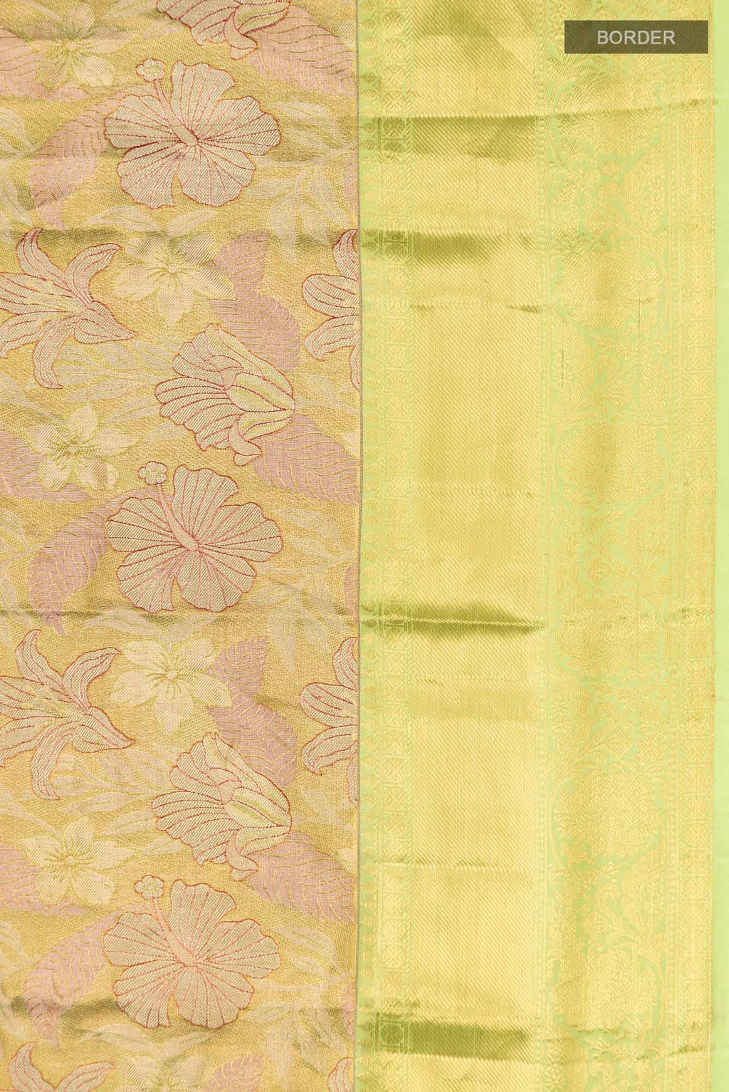Green Kanchipuram Tissue Silk Saree