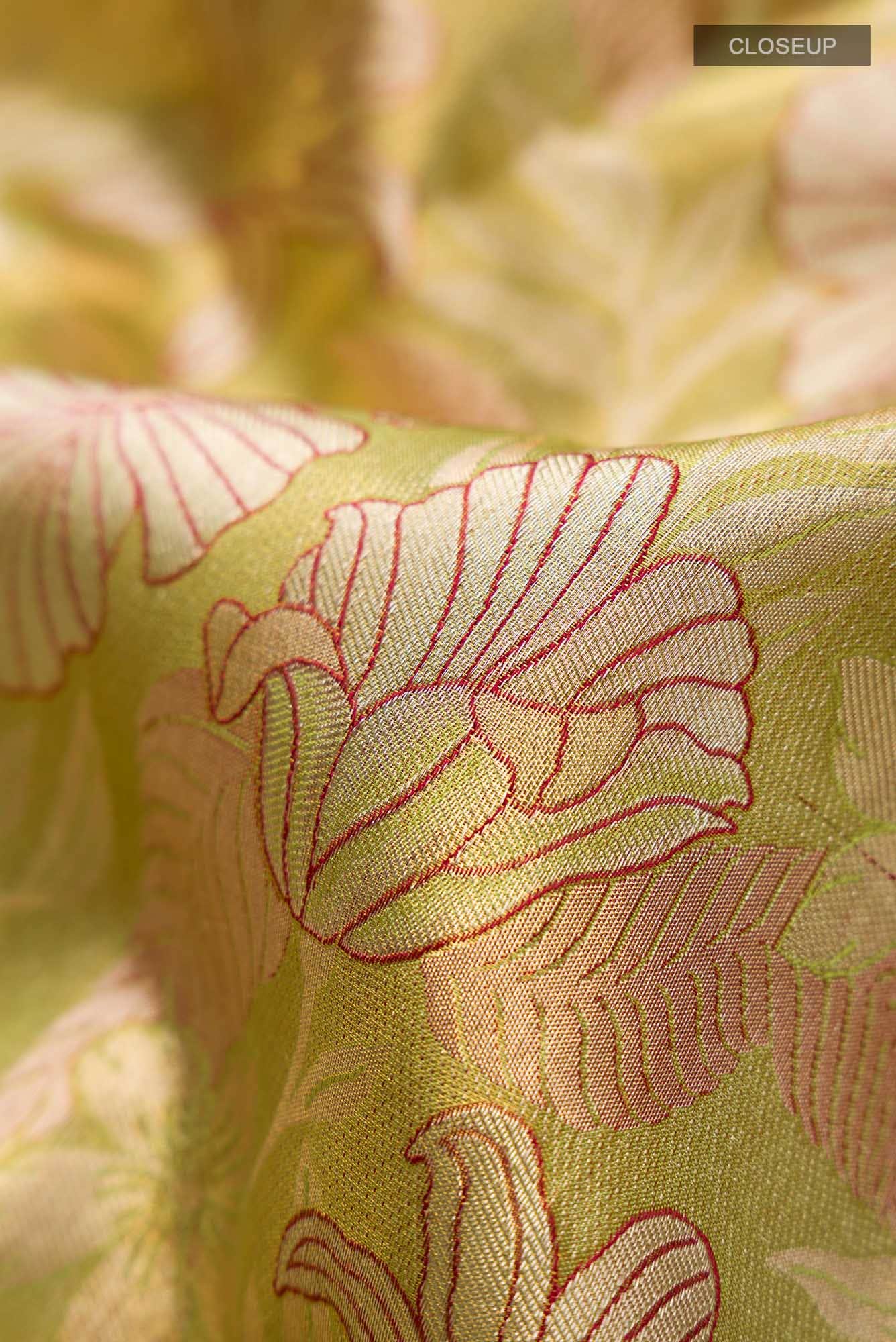 Green Kanchipuram Tissue Silk Saree
