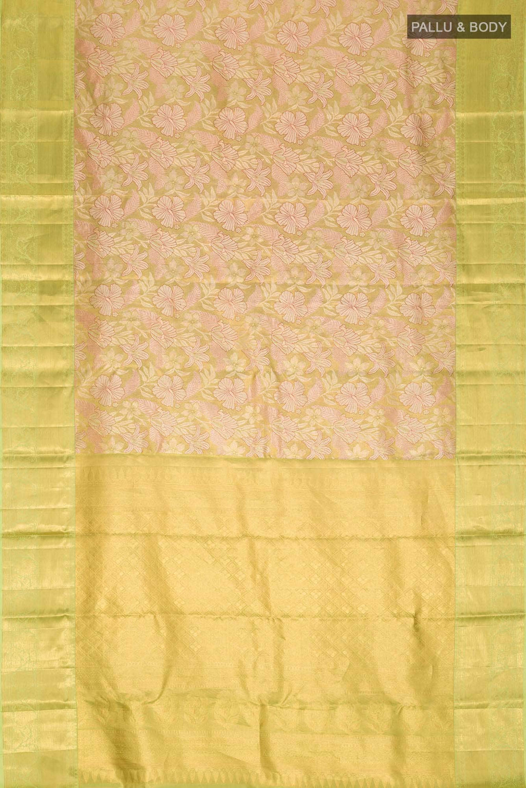 Green Kanchipuram Tissue Silk Saree