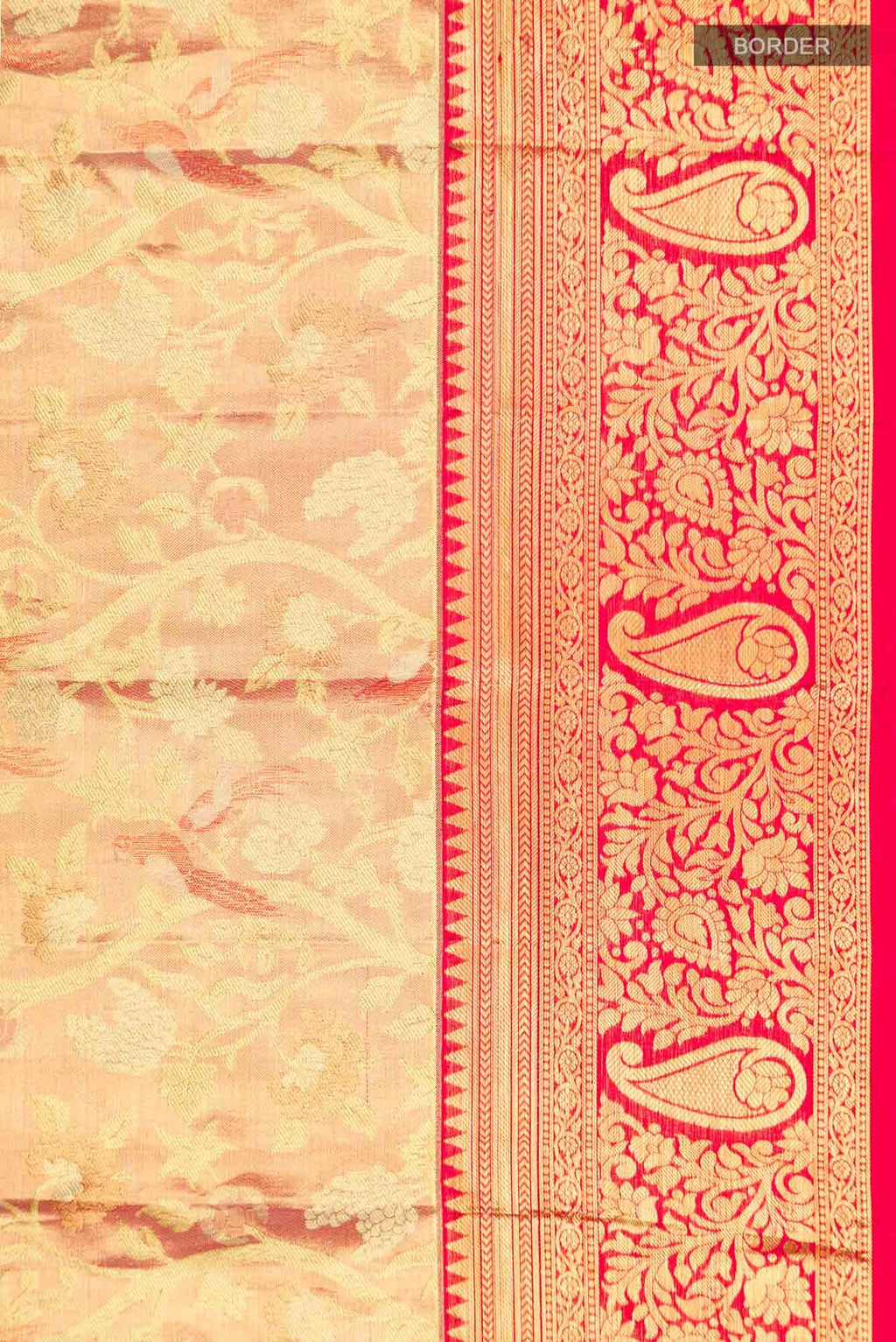 Gold Kanchipuram Tissue Silk Saree