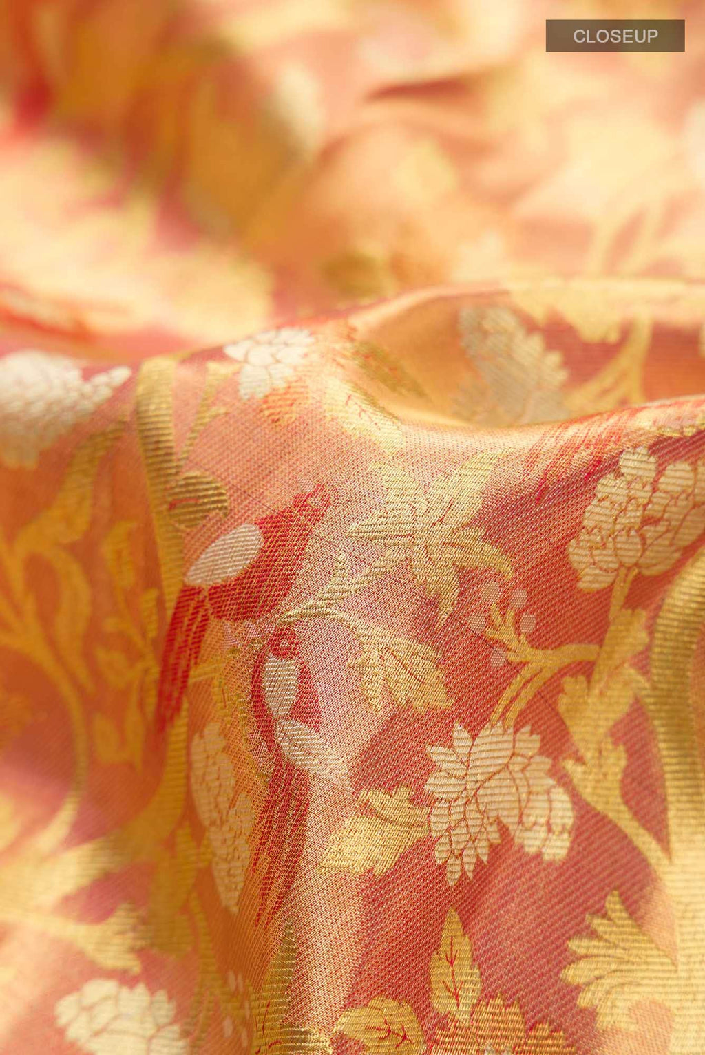 Gold Kanchipuram Tissue Silk Saree