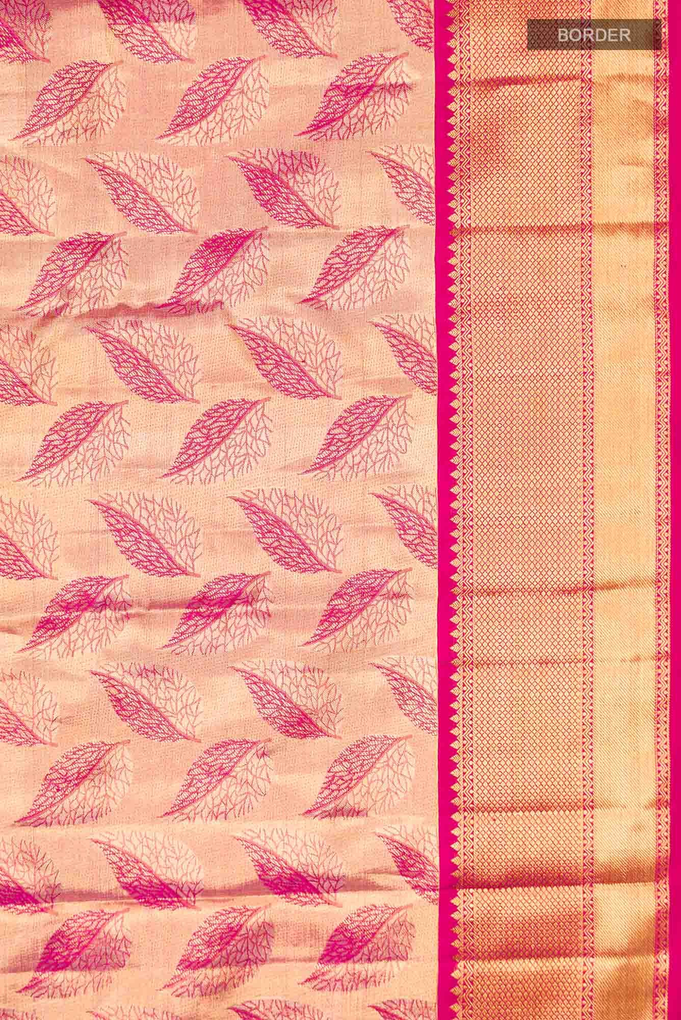 Gold Kanchipuram Tissue Silk Saree