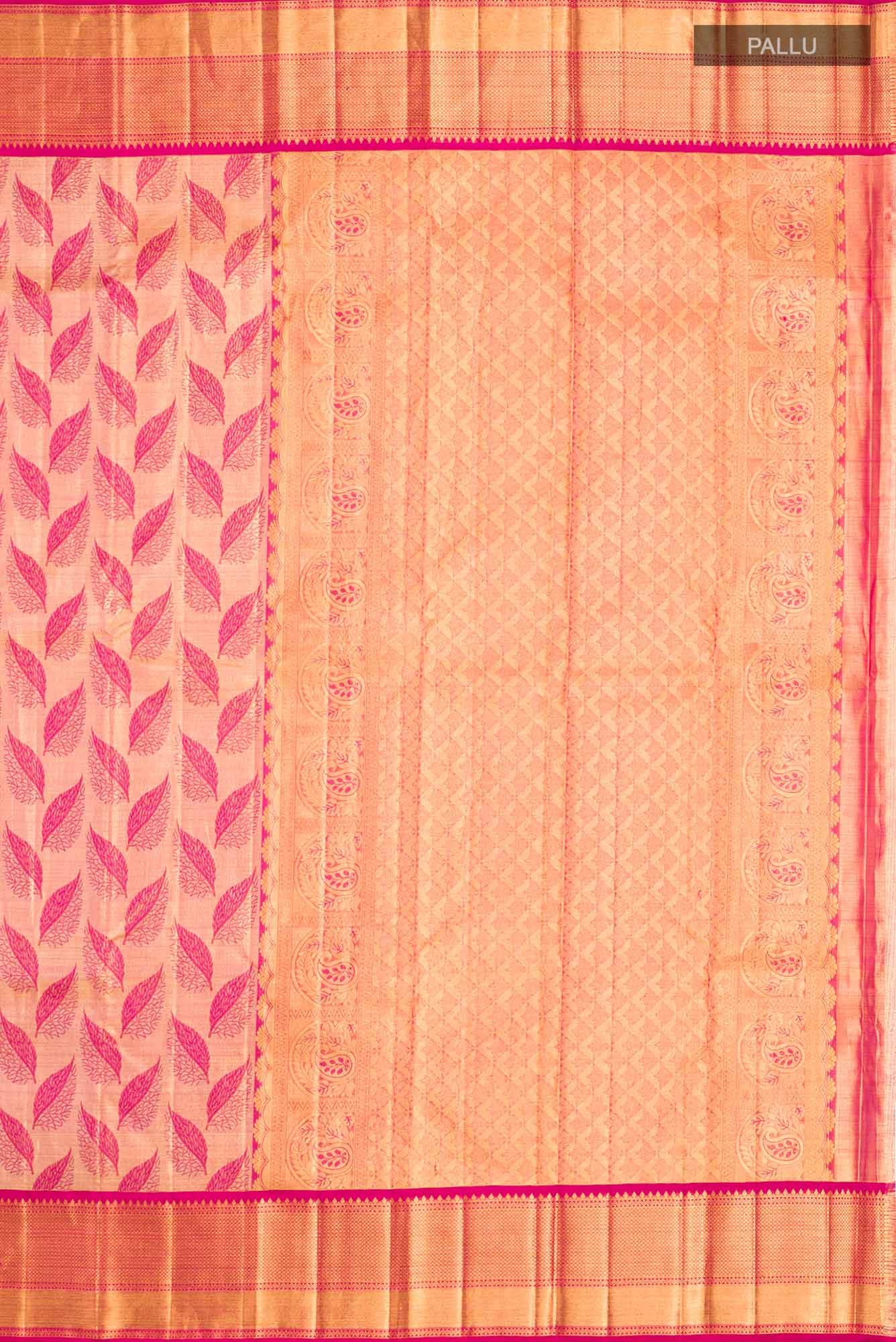 Gold Kanchipuram Tissue Silk Saree