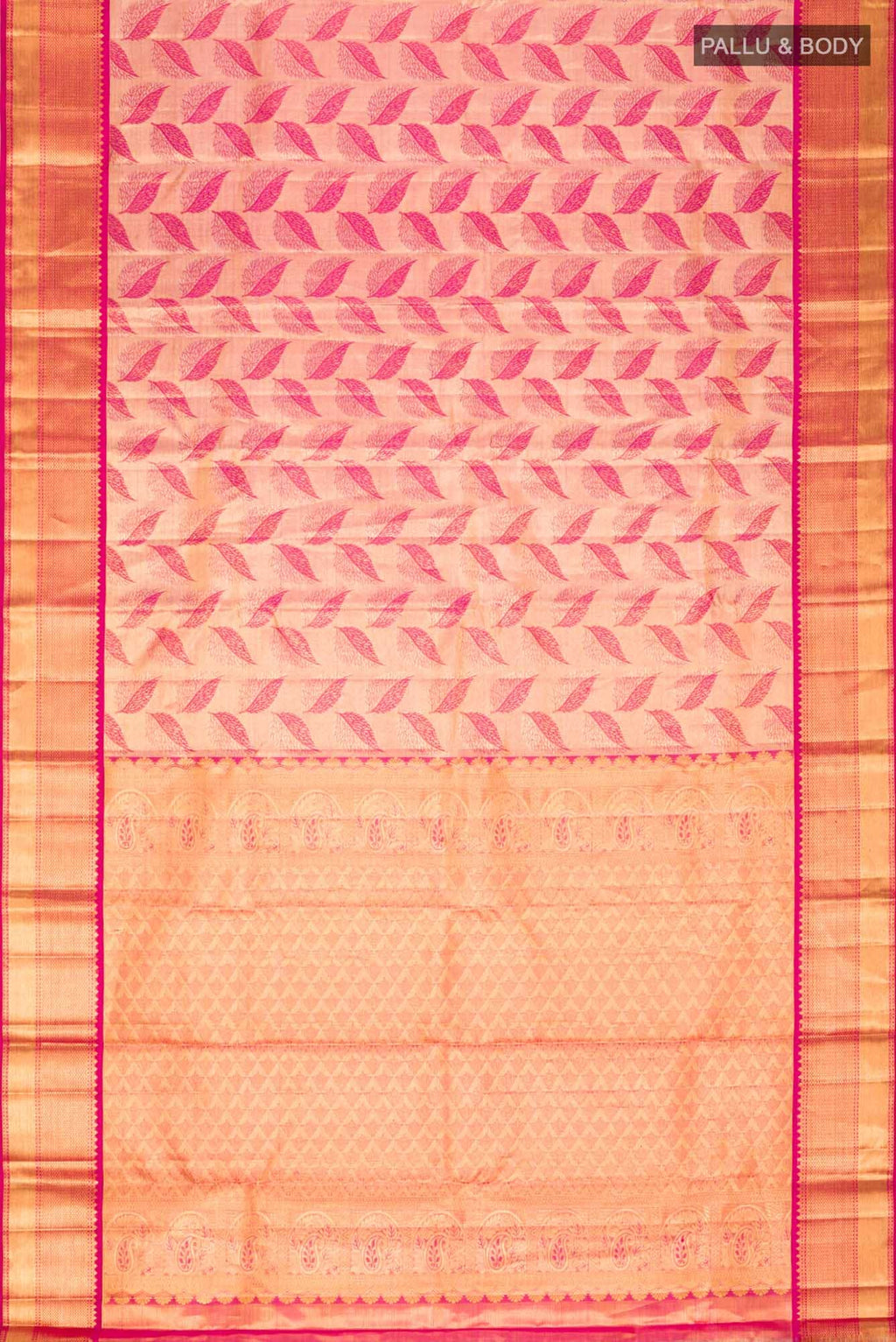 Gold Kanchipuram Tissue Silk Saree