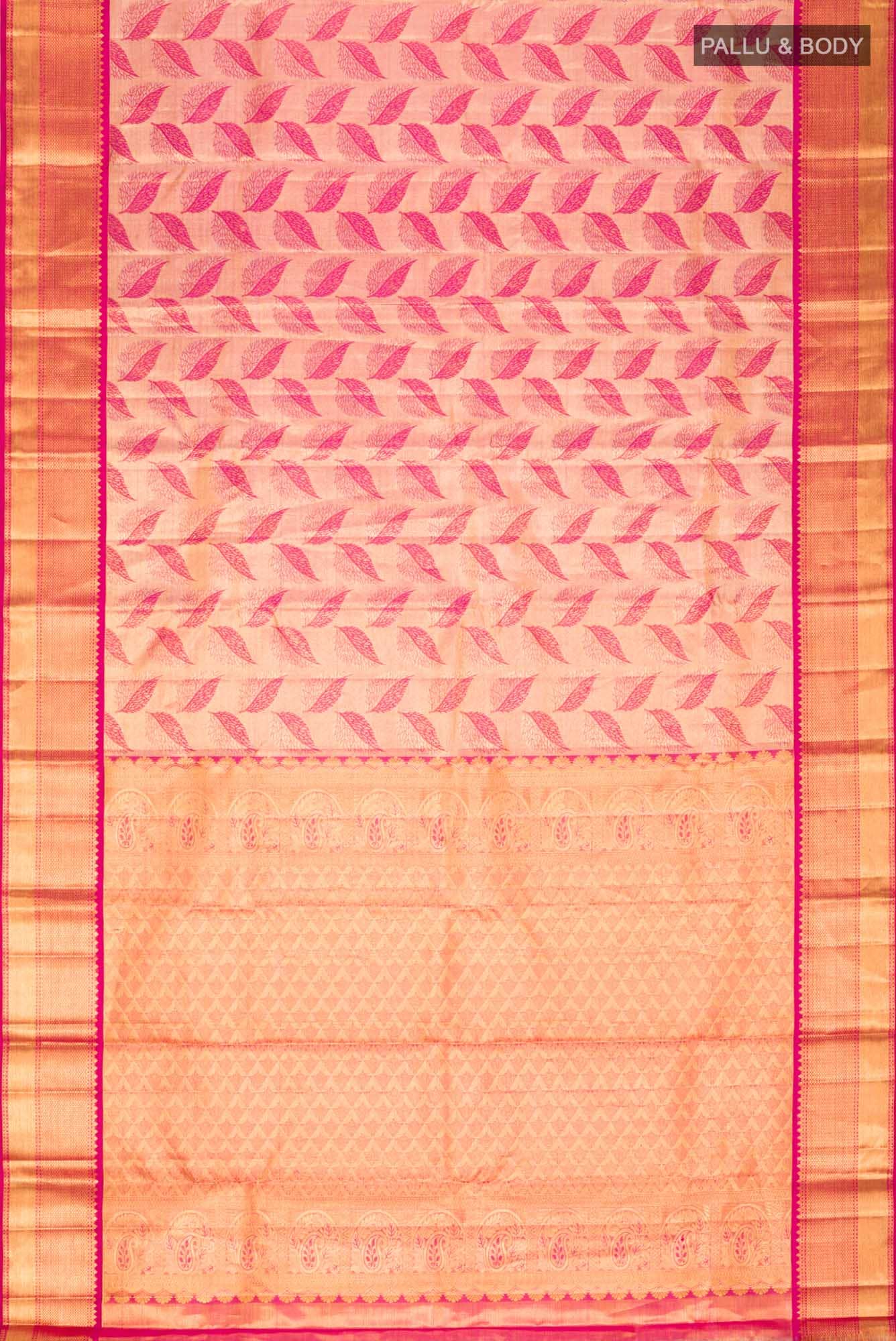 Gold Kanchipuram Tissue Silk Saree
