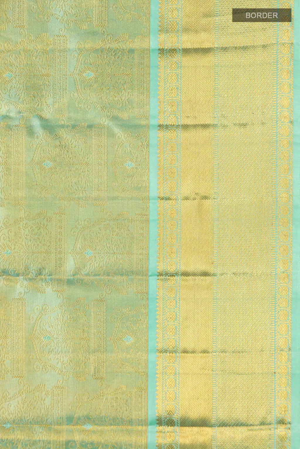 Green Kanchipuram Tissue Silk Saree