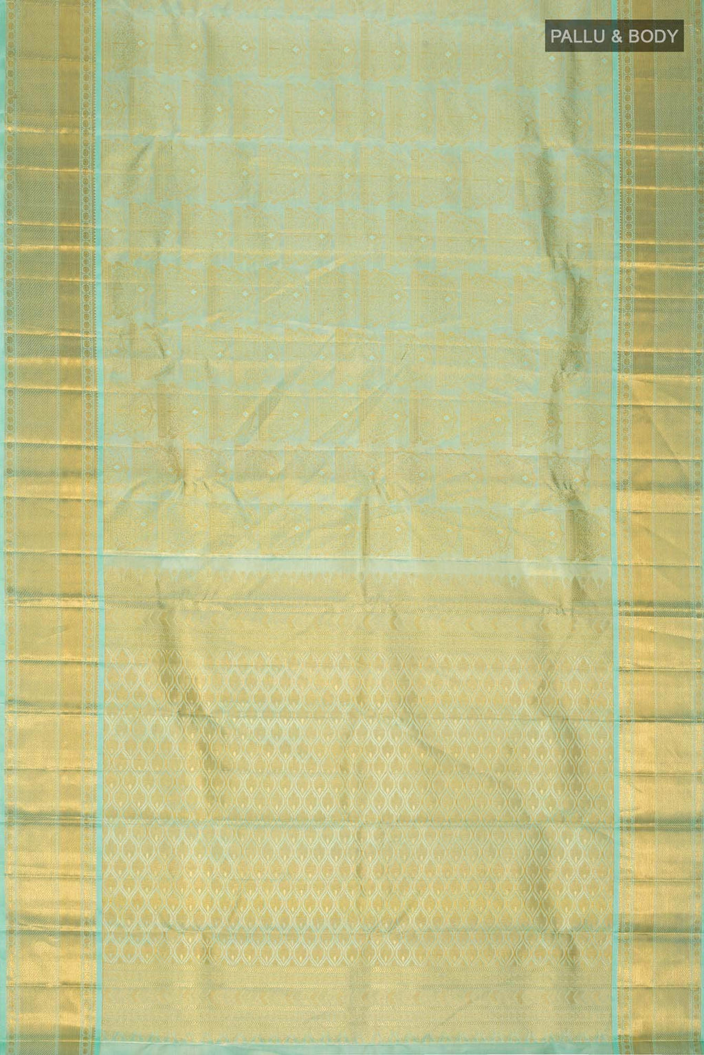 Green Kanchipuram Tissue Silk Saree