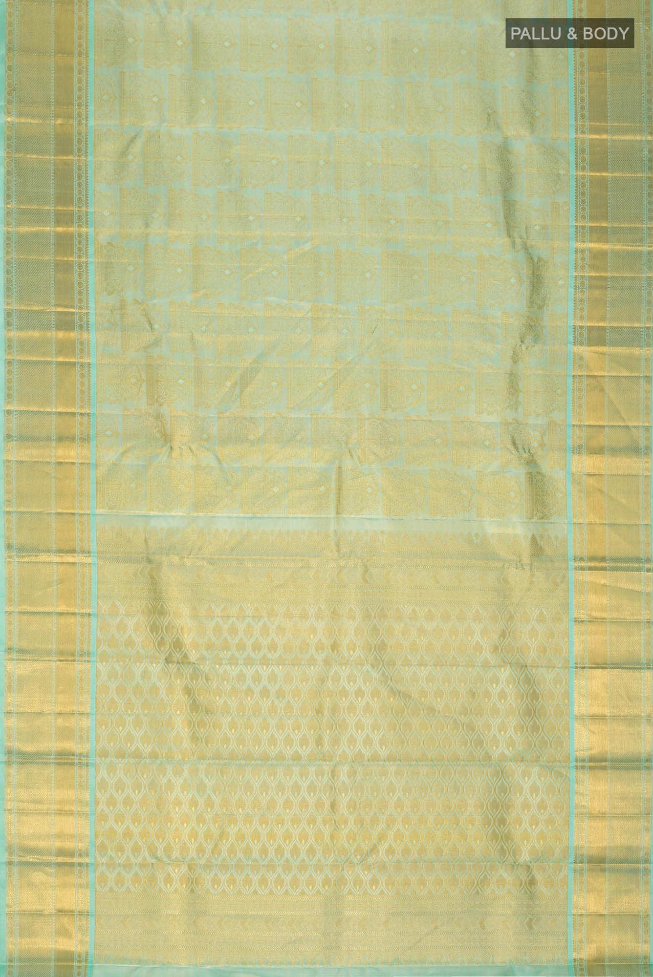 Green Kanchipuram Tissue Silk Saree
