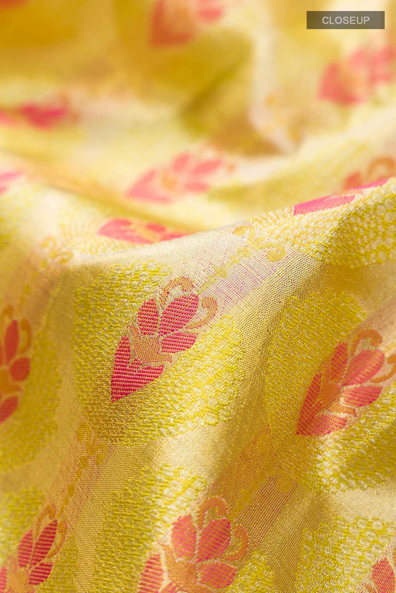 Green Kanchipuram Tissue Silk Saree