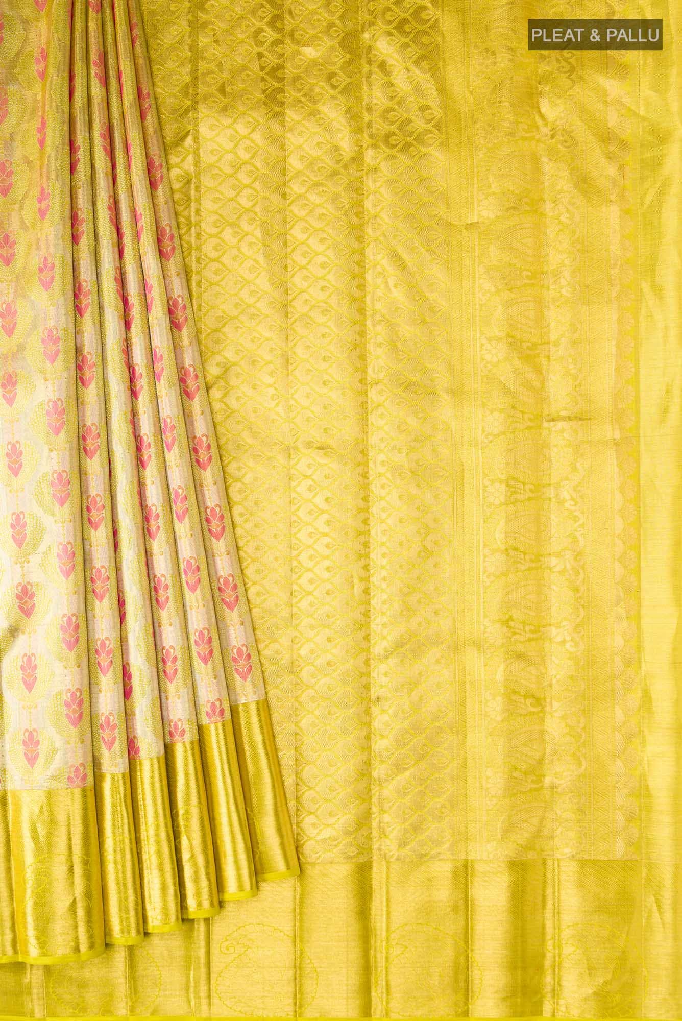 Green Kanchipuram Tissue Silk Saree