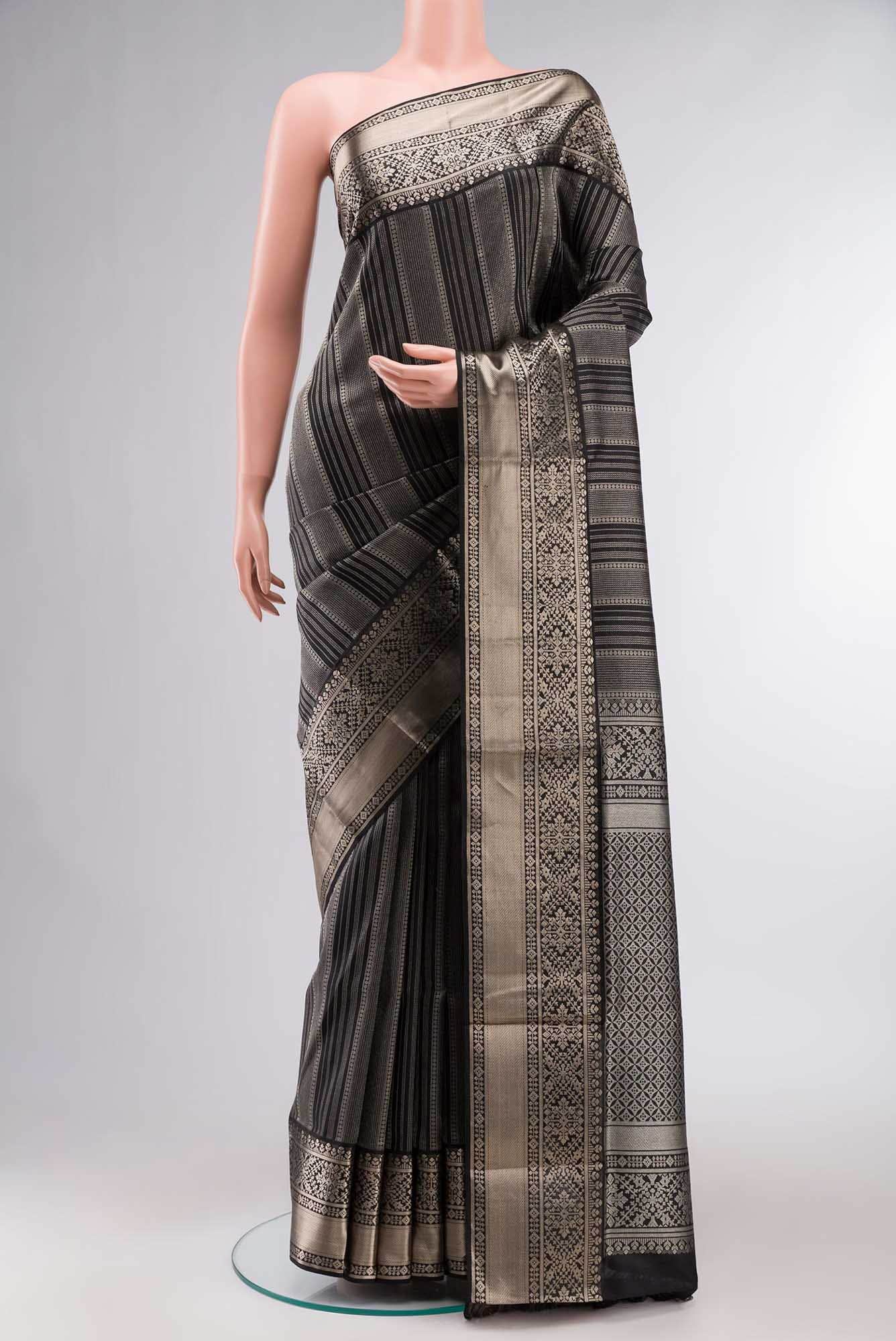 Black Soft Silk Saree