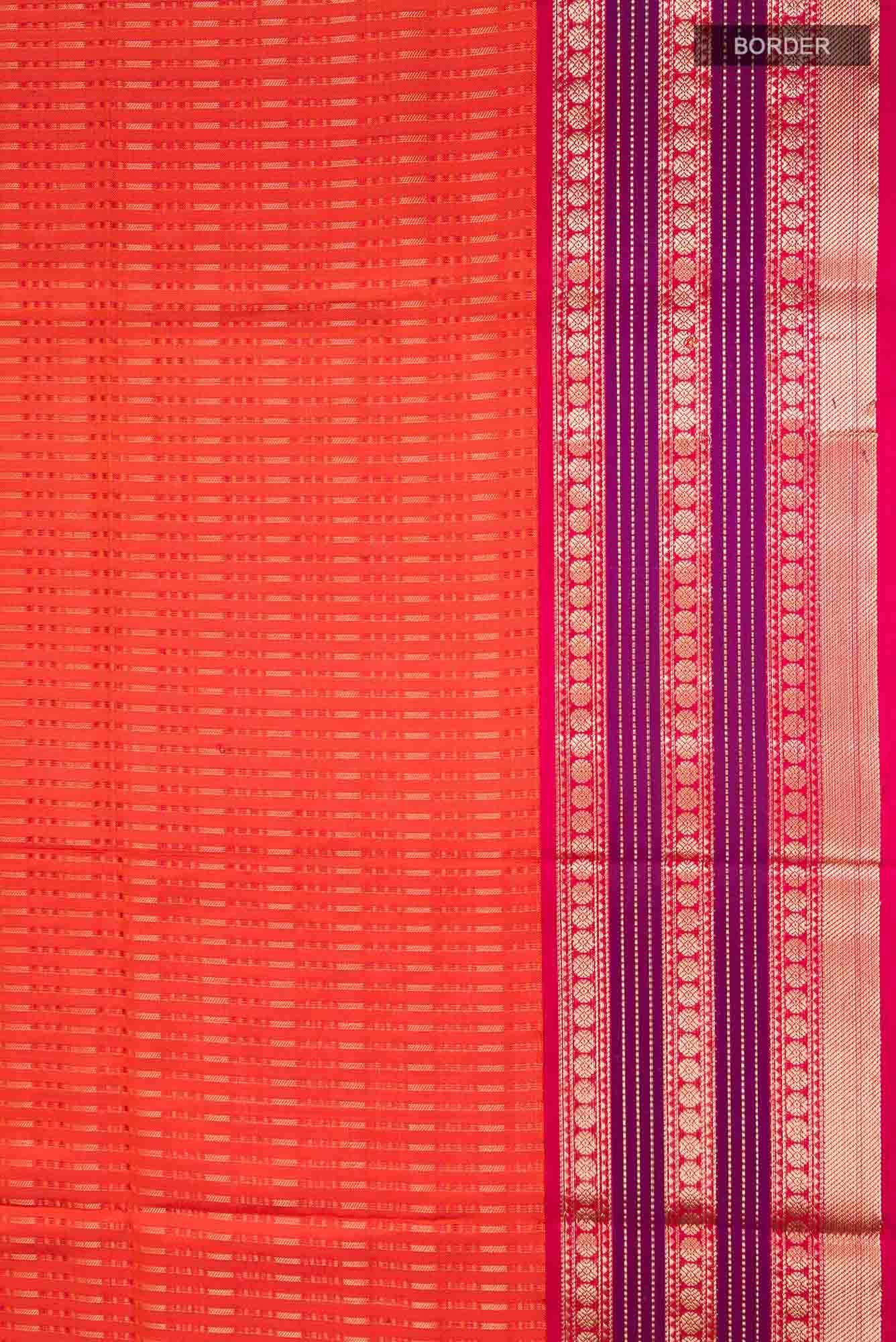 Orange Soft Silk Saree