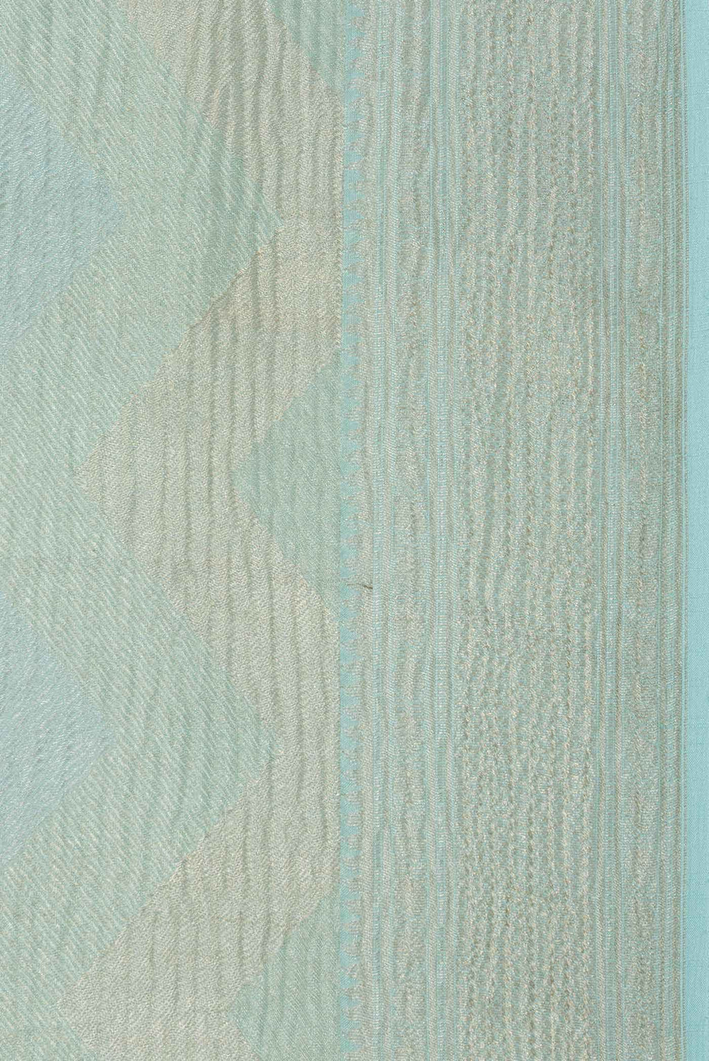 Sea Green Banarasi Tissue Silk Saree