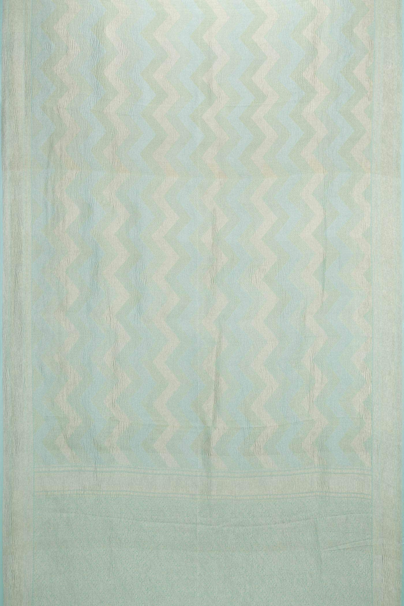 Sea Green Banarasi Tissue Silk Saree