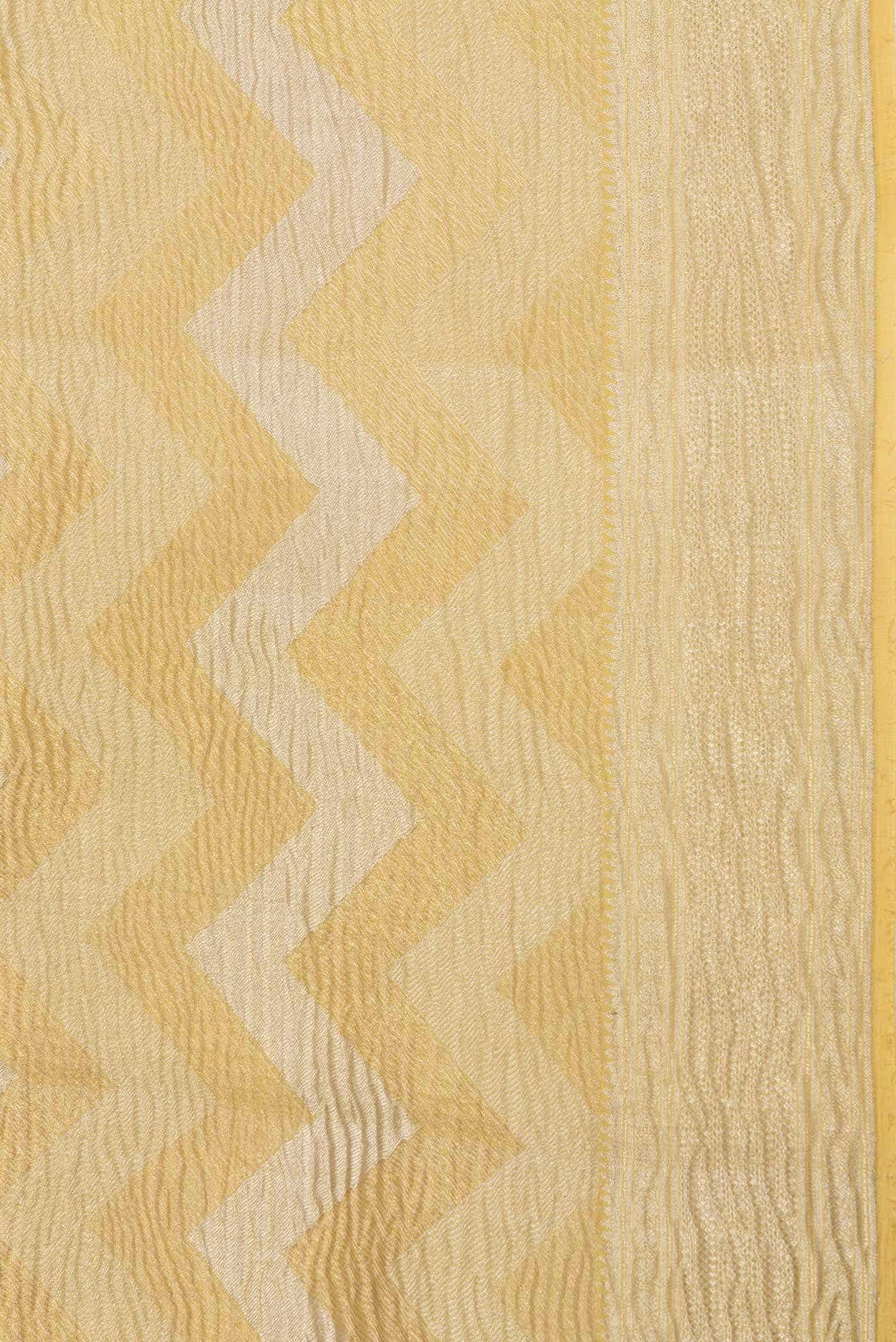 Gold Dual Tone Banarasi Georgette Saree