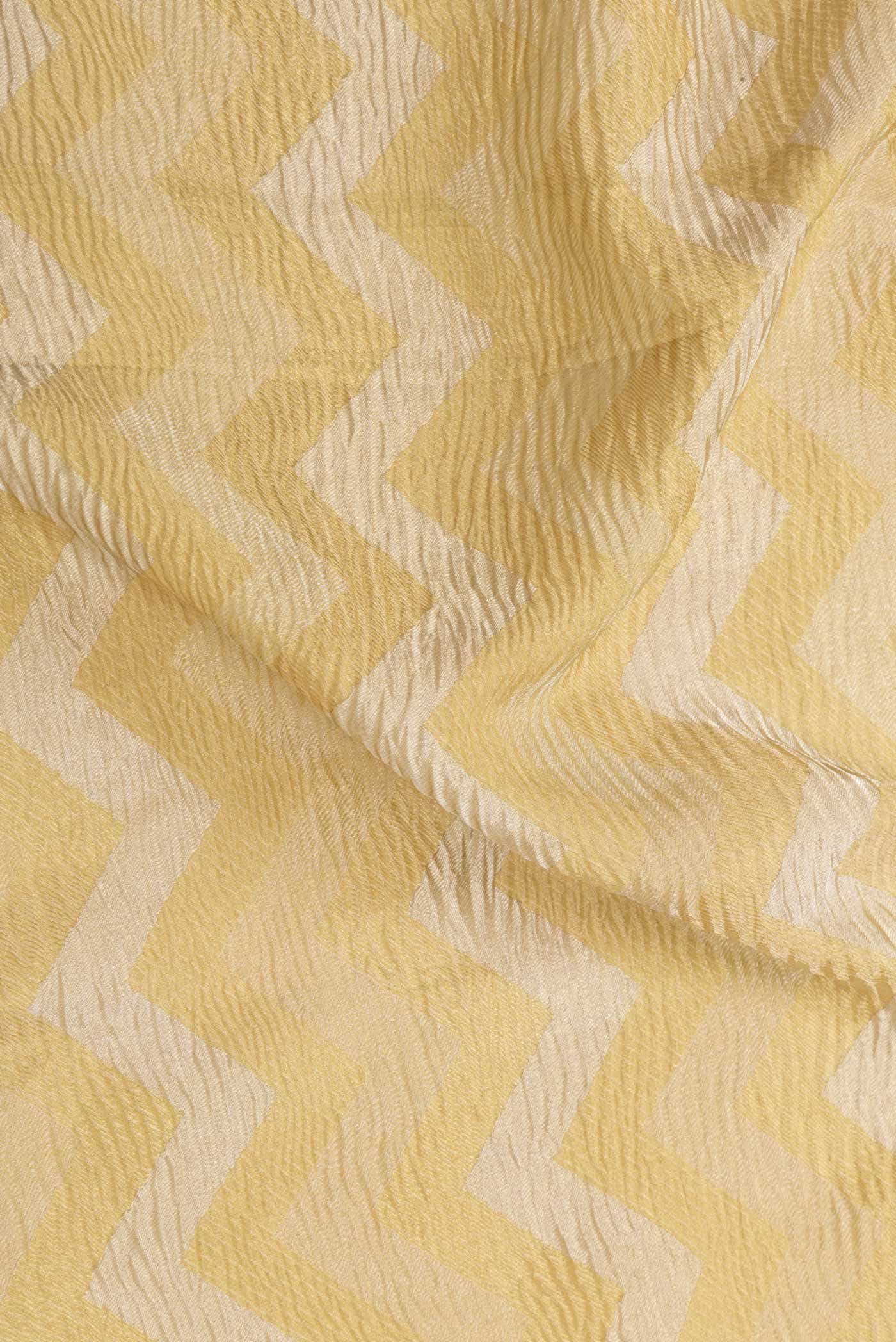 Gold Dual Tone Banarasi Georgette Saree
