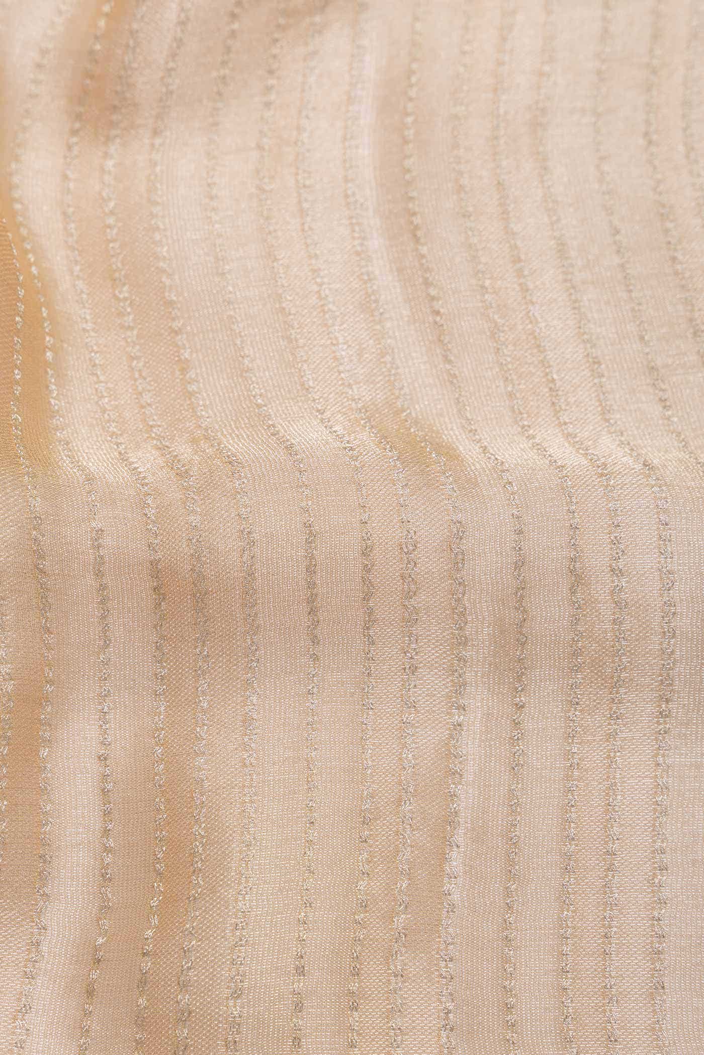 Beige Mysore Georgette Saree