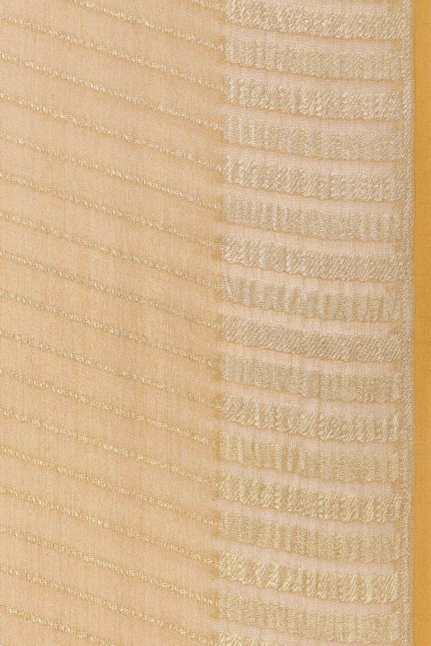 Gold Mysore Georgette Saree