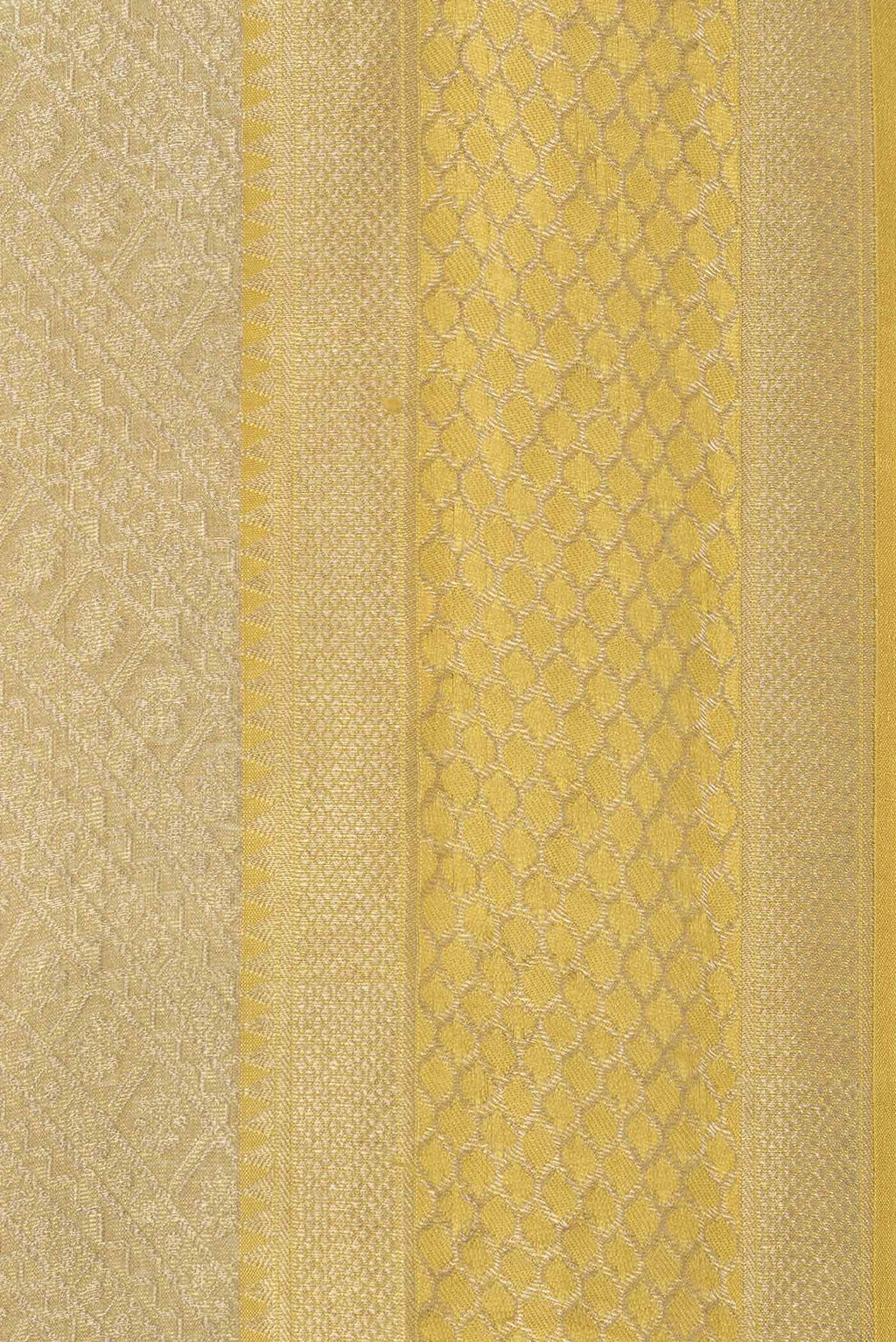 Gold Banarasi Georgette Saree
