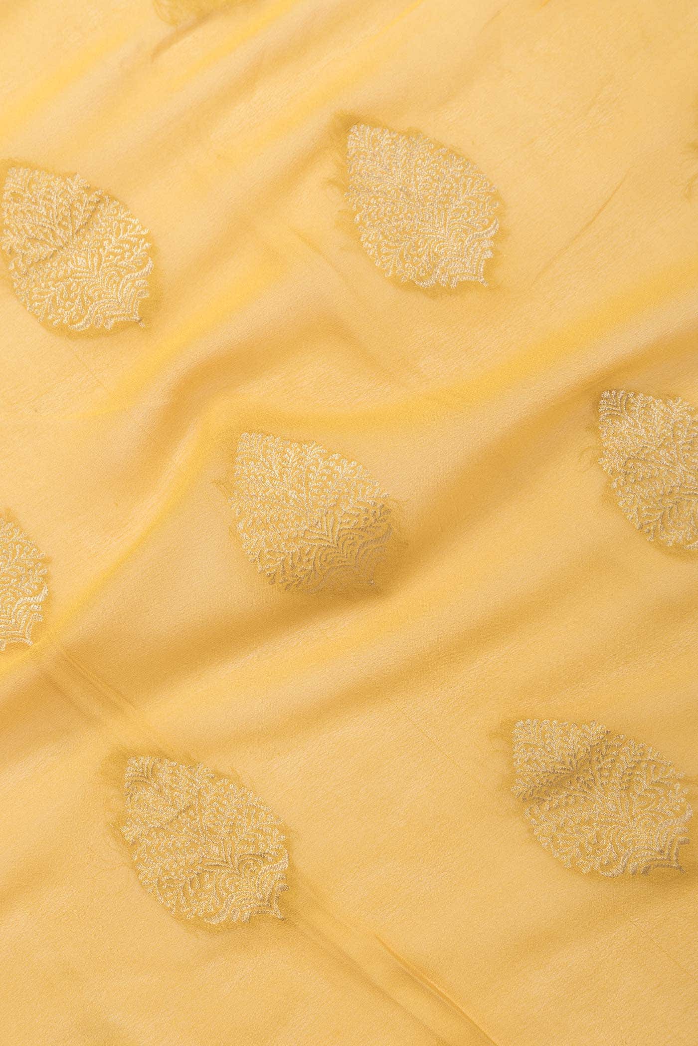 Mustard Mysore Georgette Saree