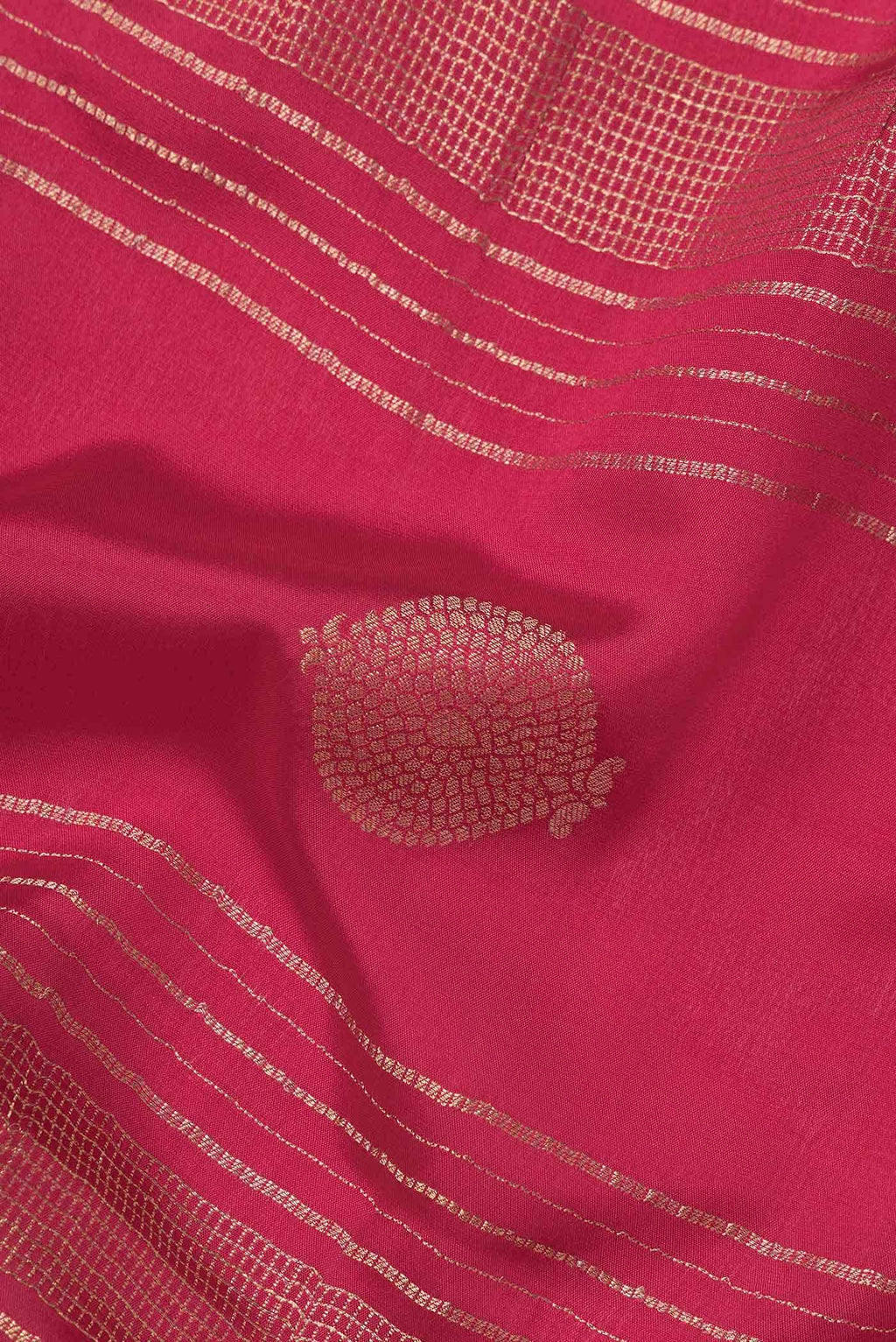 Pink Dual Tone Mysore Georgette Saree