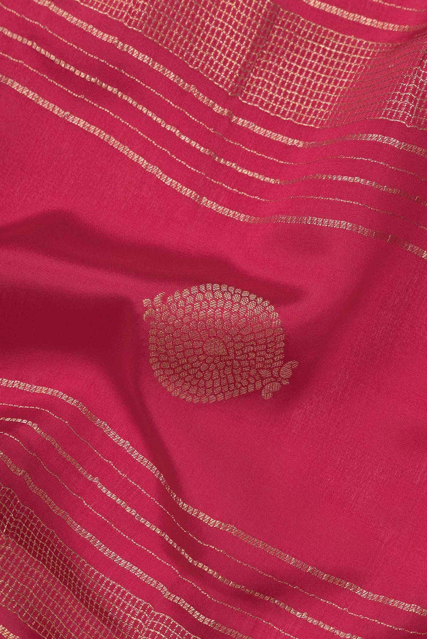 Pink Dual Tone Mysore Georgette Saree