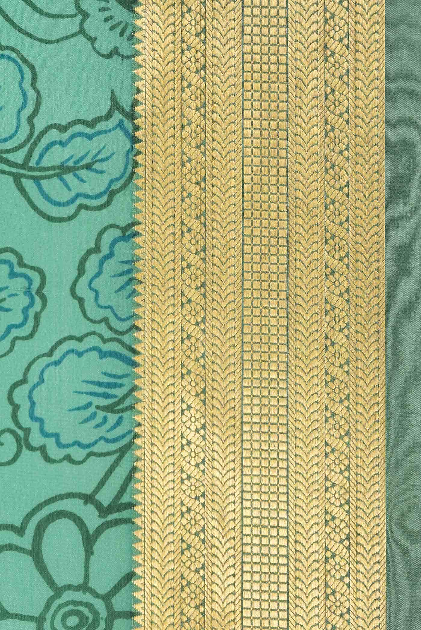 Multi Mysore Crepe Saree