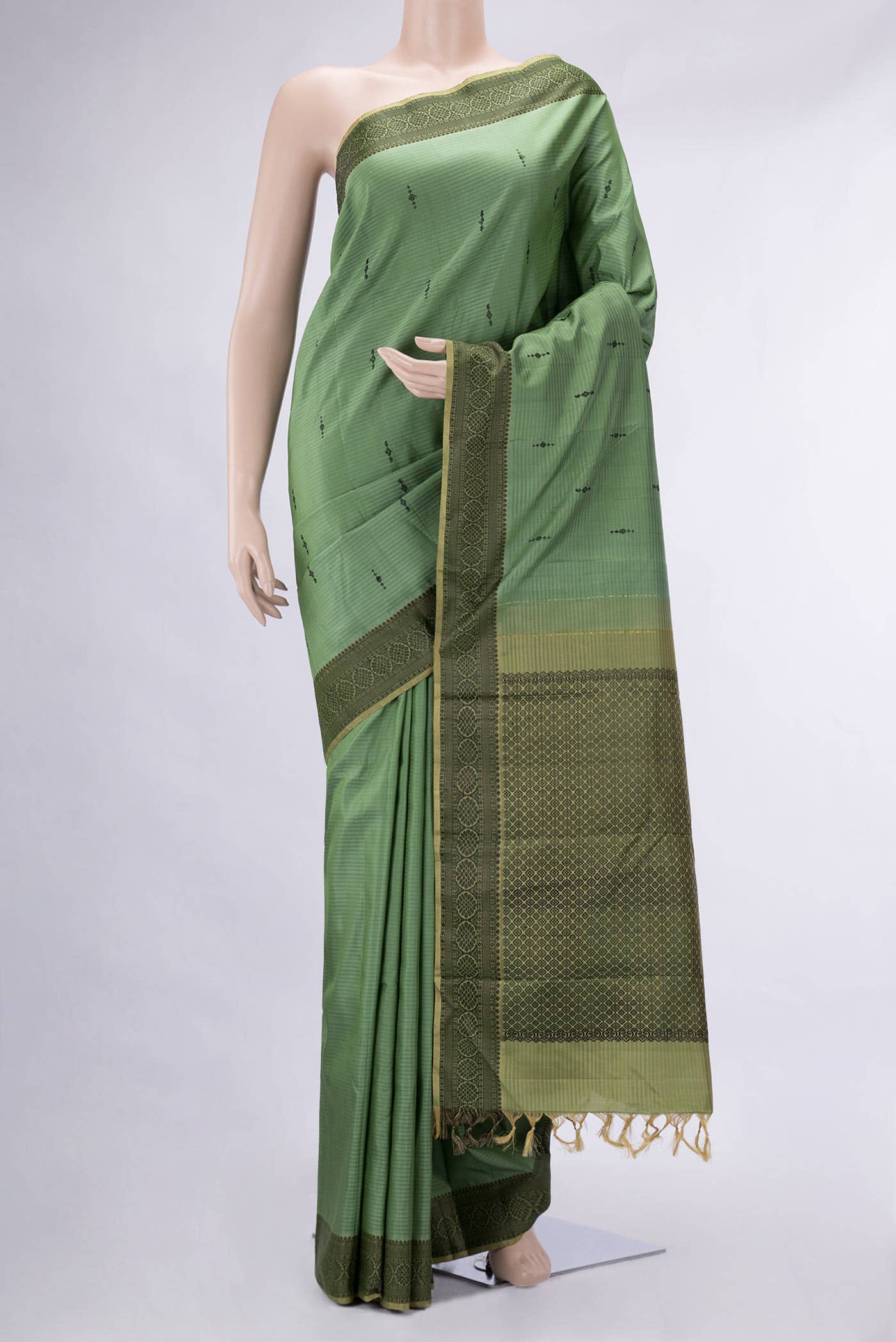Green Kanchipuram Silk Saree