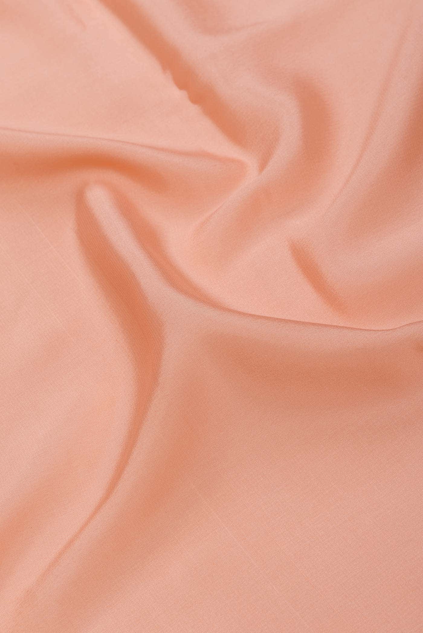 Golden Peach Dual Tone Mysore Crepe Saree