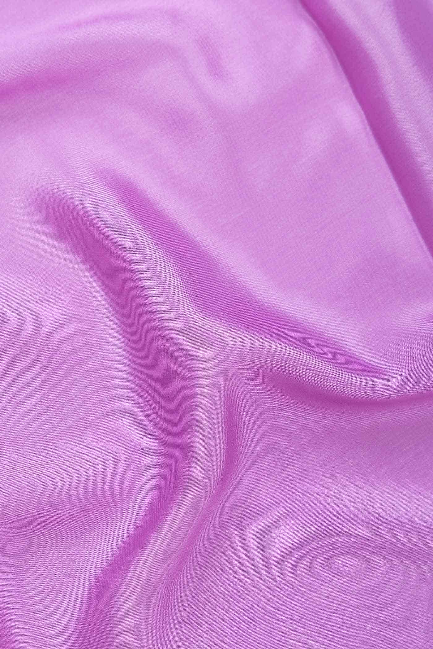 Lavender Mysore Crepe Saree