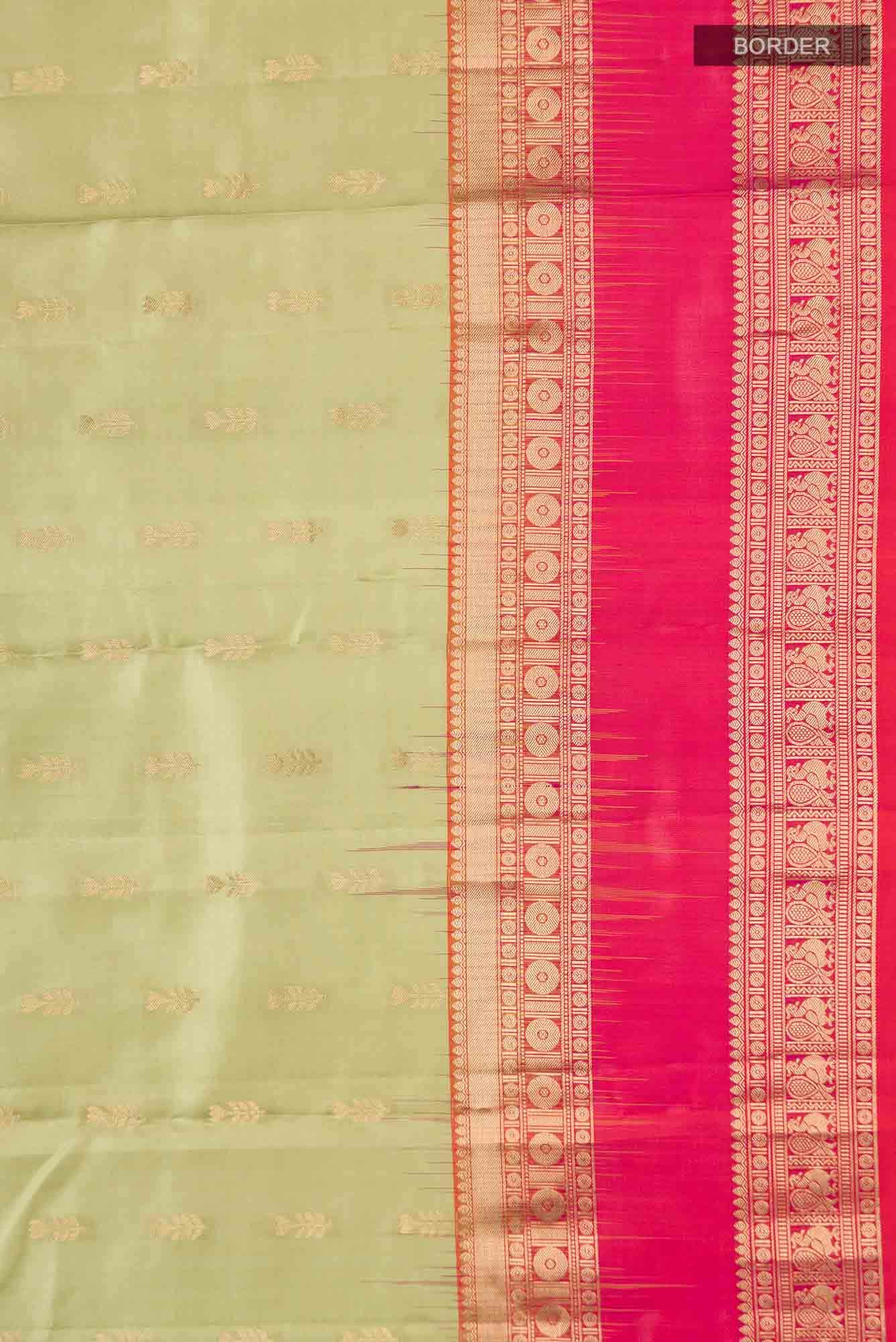 Green Kanchipuram Silk Saree