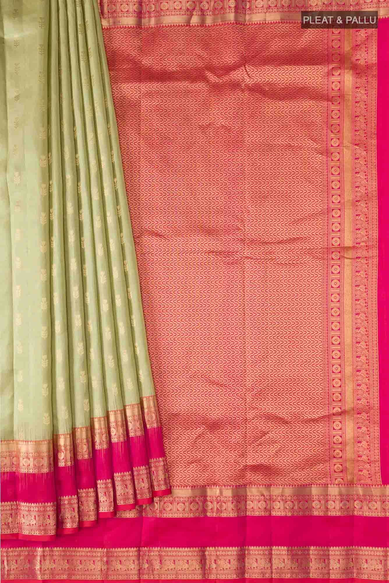 Green Kanchipuram Silk Saree