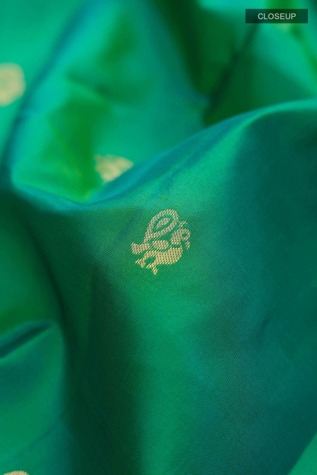 Green Kanchipuram Silk Saree