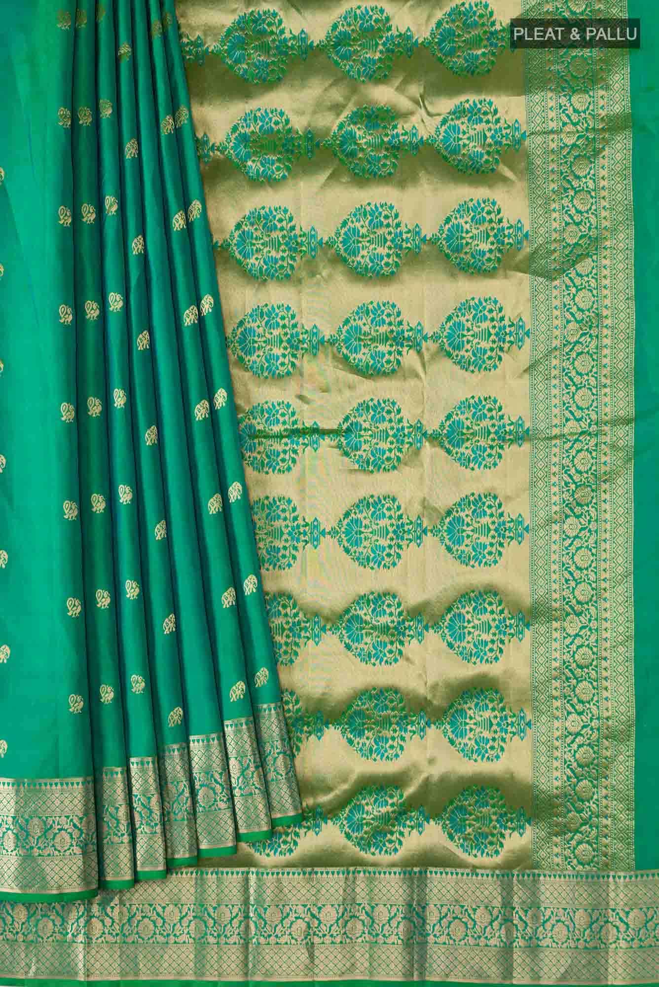 Green Kanchipuram Silk Saree