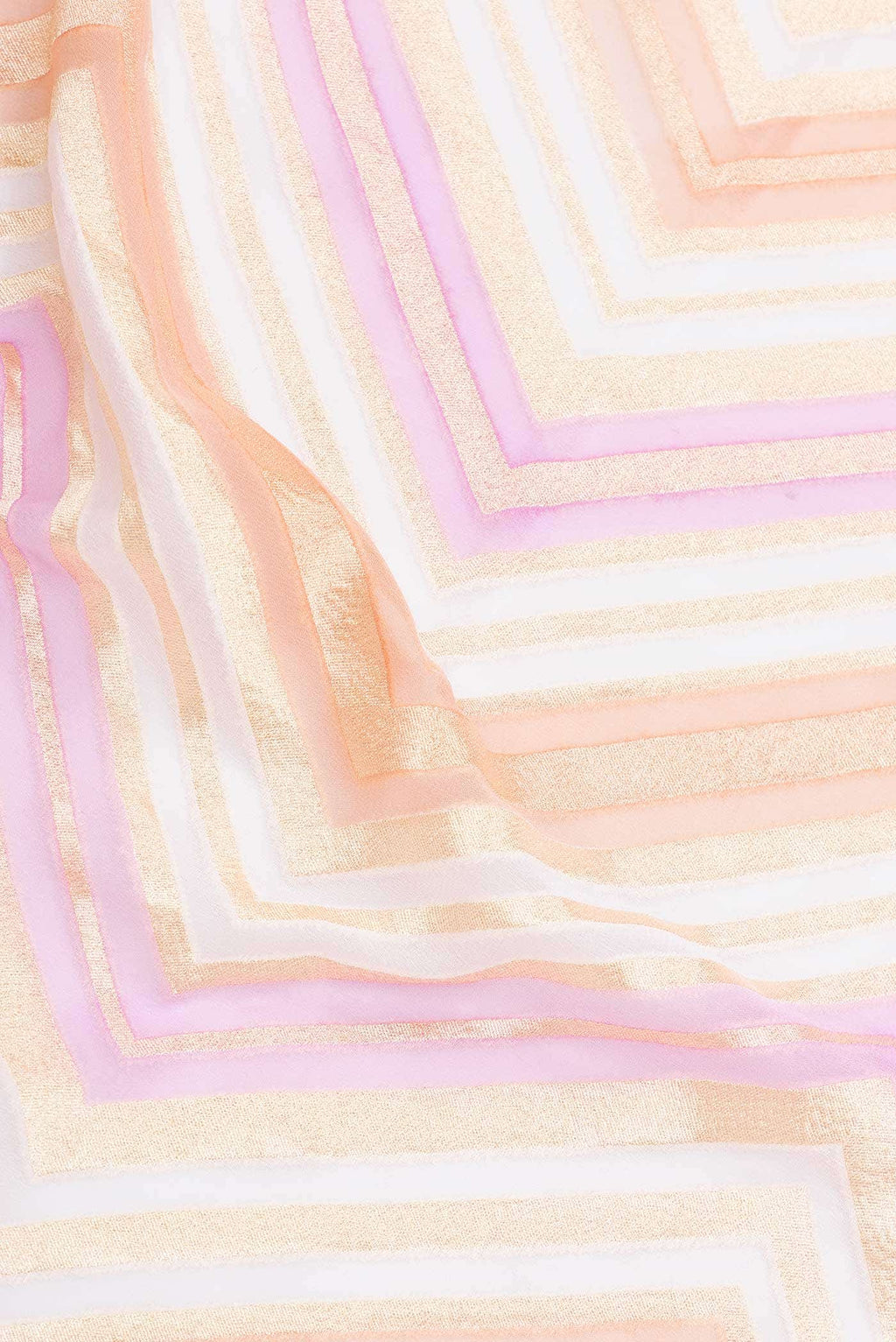 Pink Dual Tone Banarasi Georgette Saree