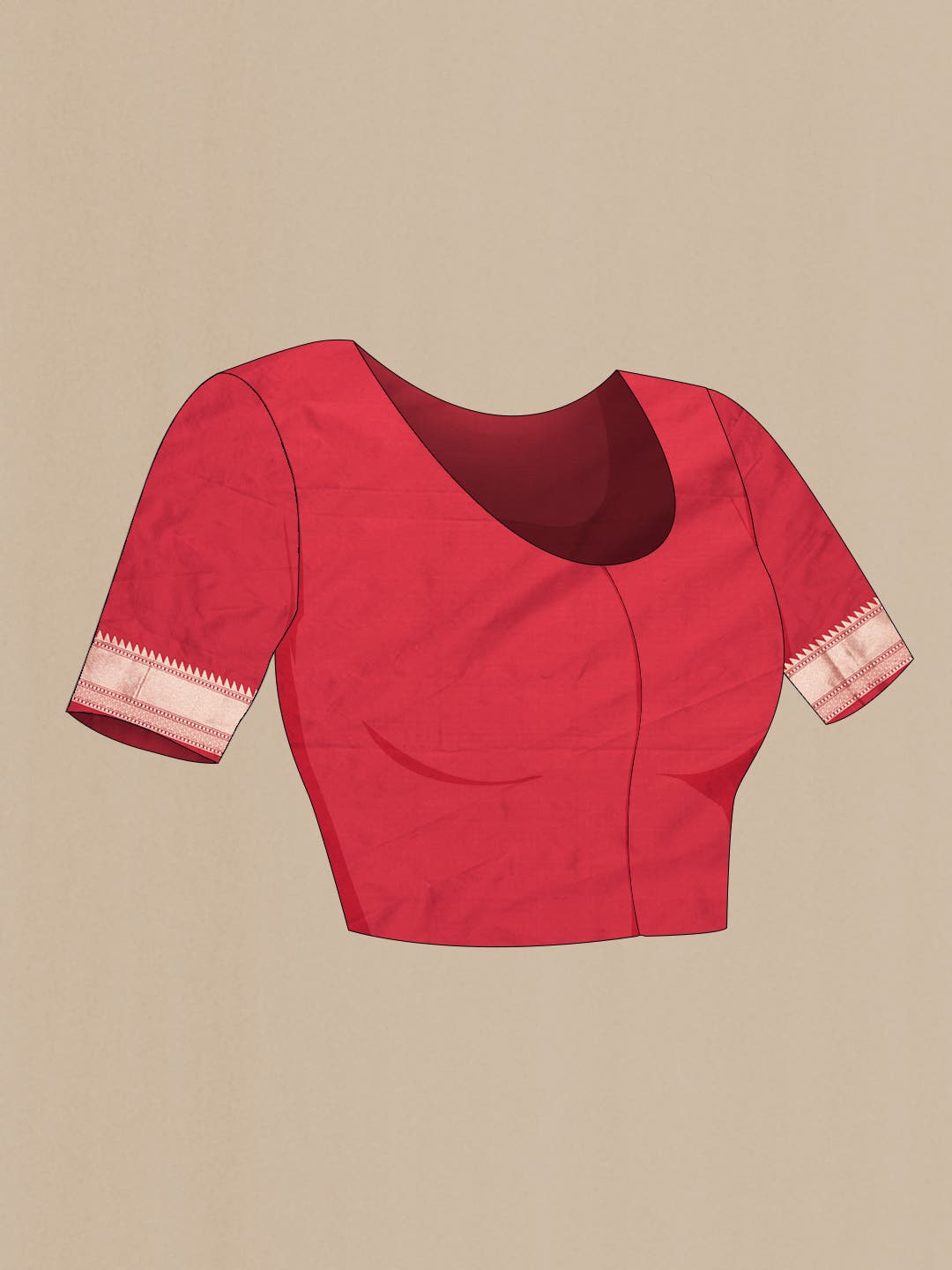 Red Banarasi Silk Saree