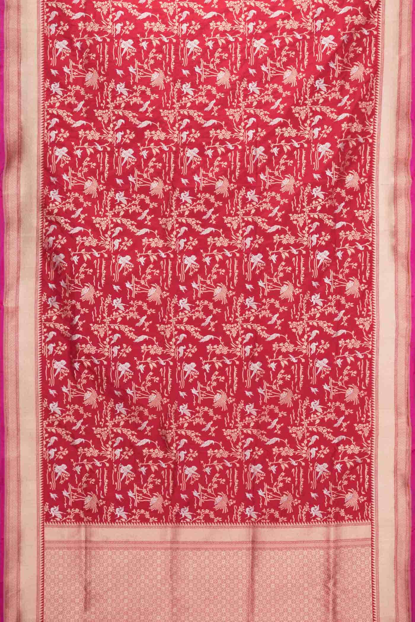 Red Banarasi Silk Saree