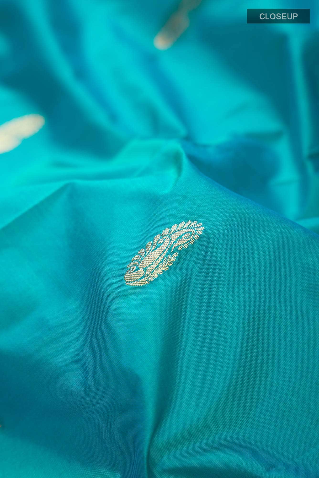 Blue Kanchipuram Silk Saree