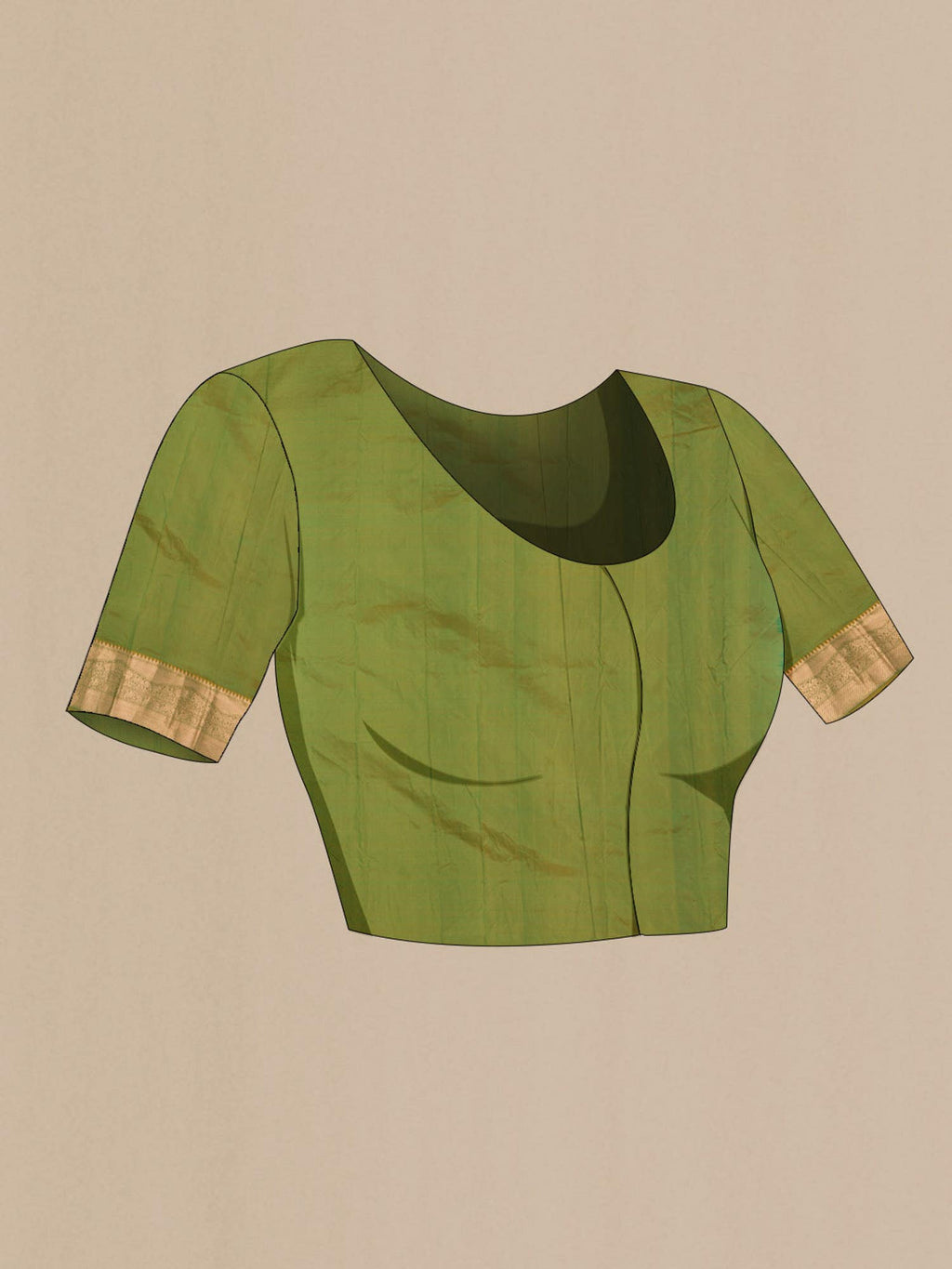 Green Bangalore Silk Saree