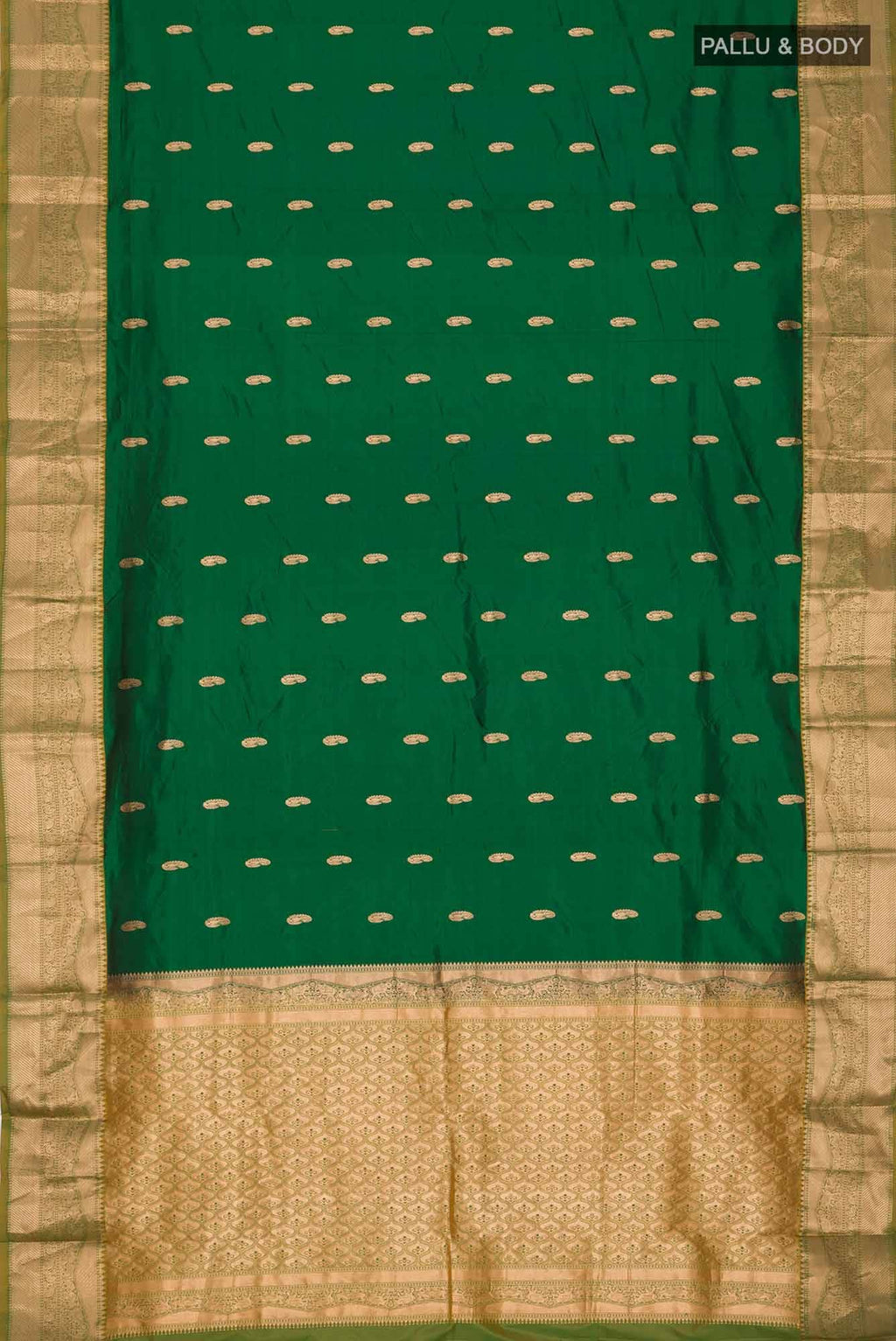 Green Bangalore Silk Saree