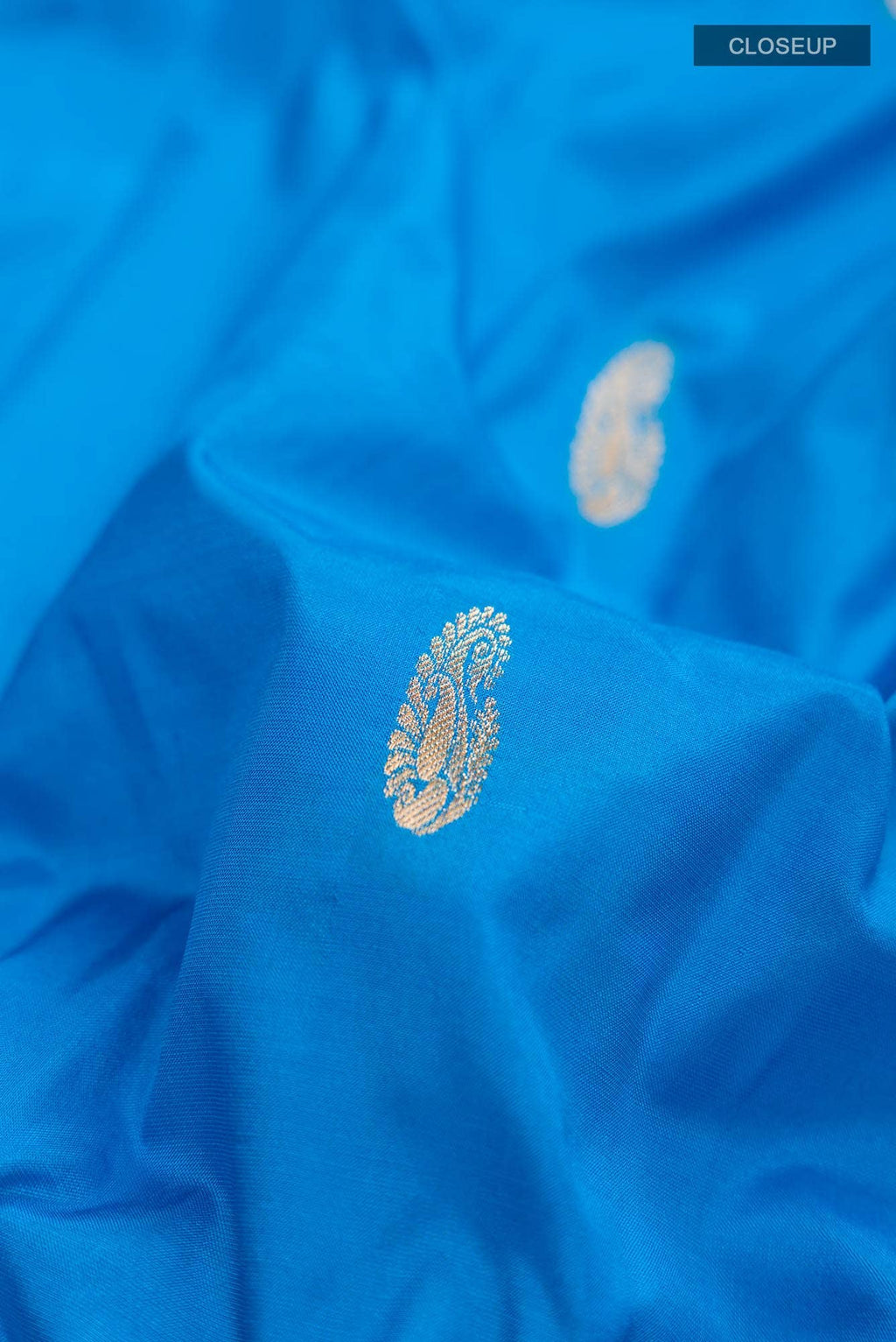 Blue Bangalore Silk Saree