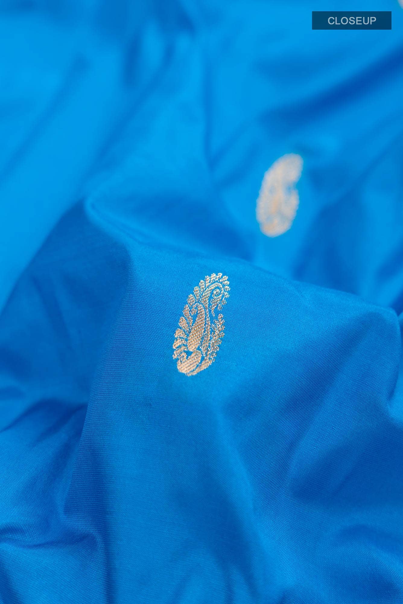 Blue Bangalore Silk Saree