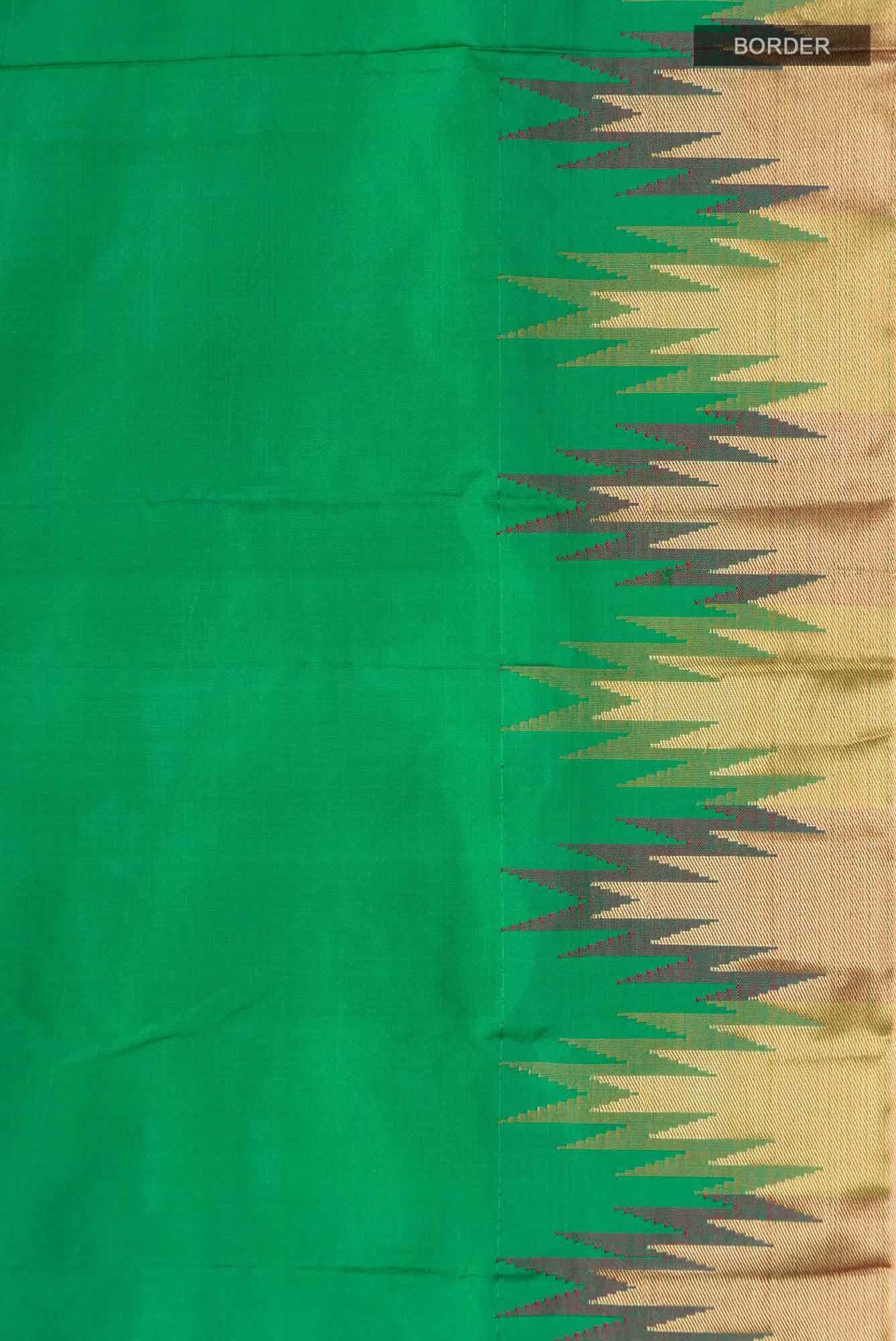Green Bangalore Silk Saree