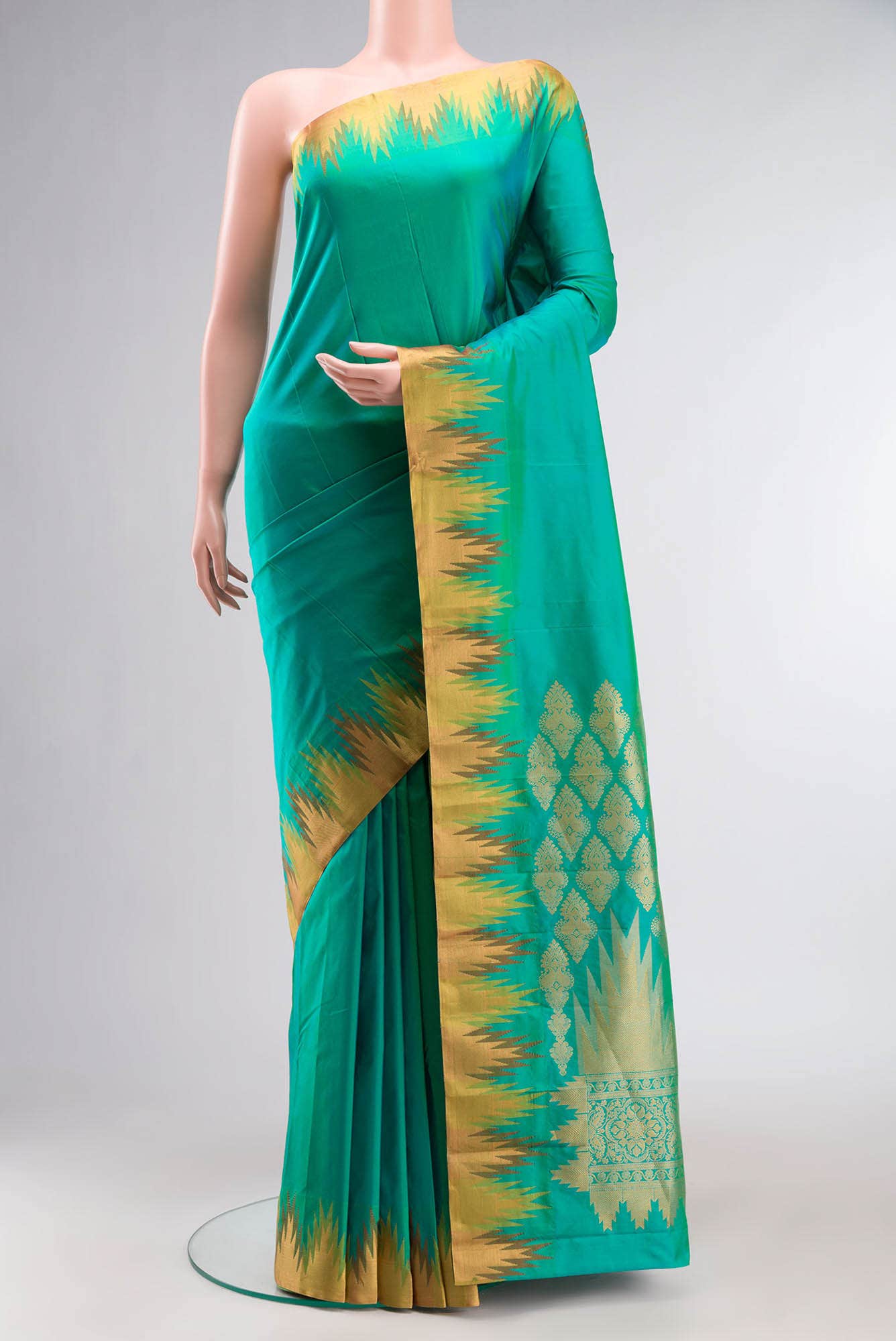 Green Kanchipuram Silk Saree