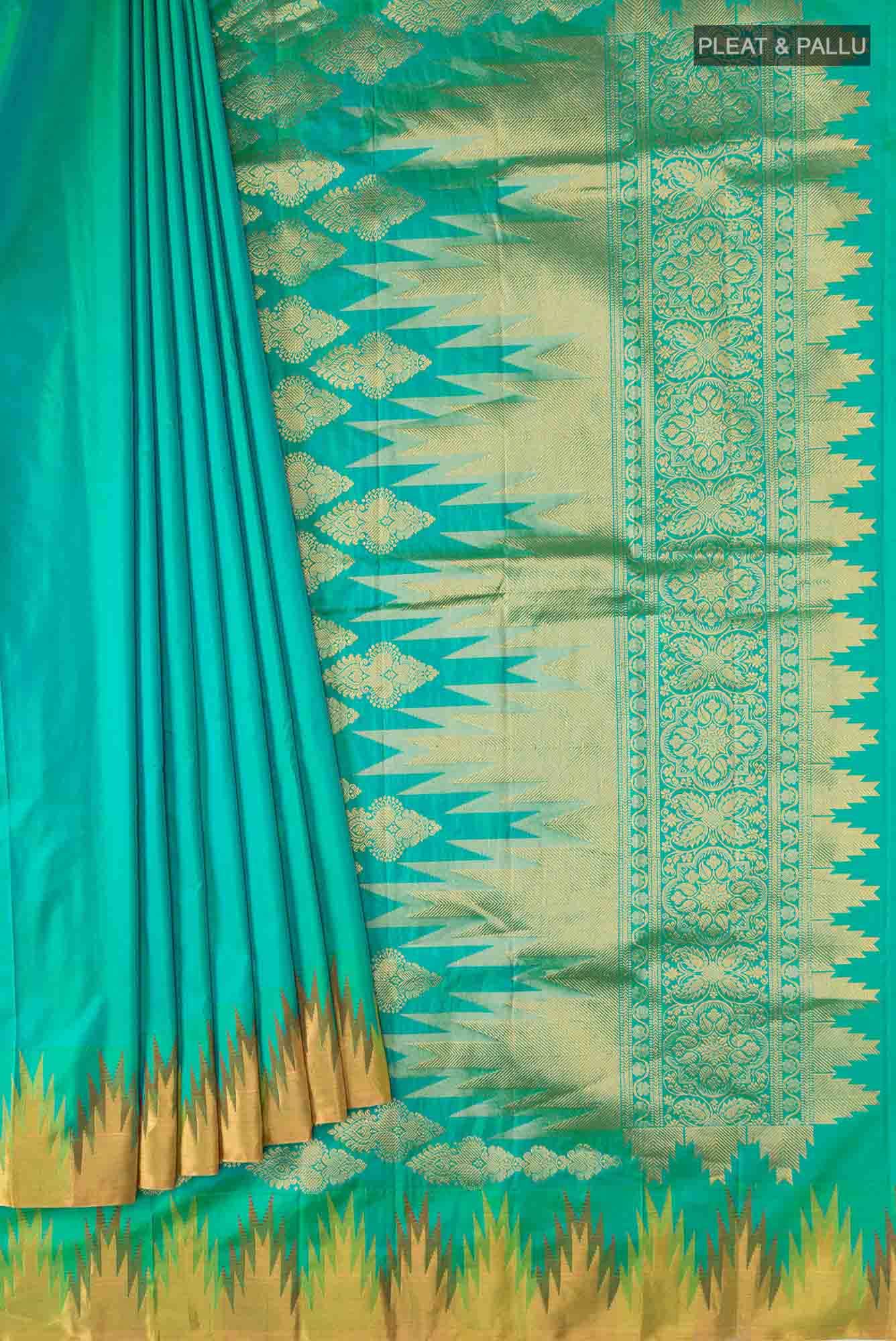 Green Kanchipuram Silk Saree
