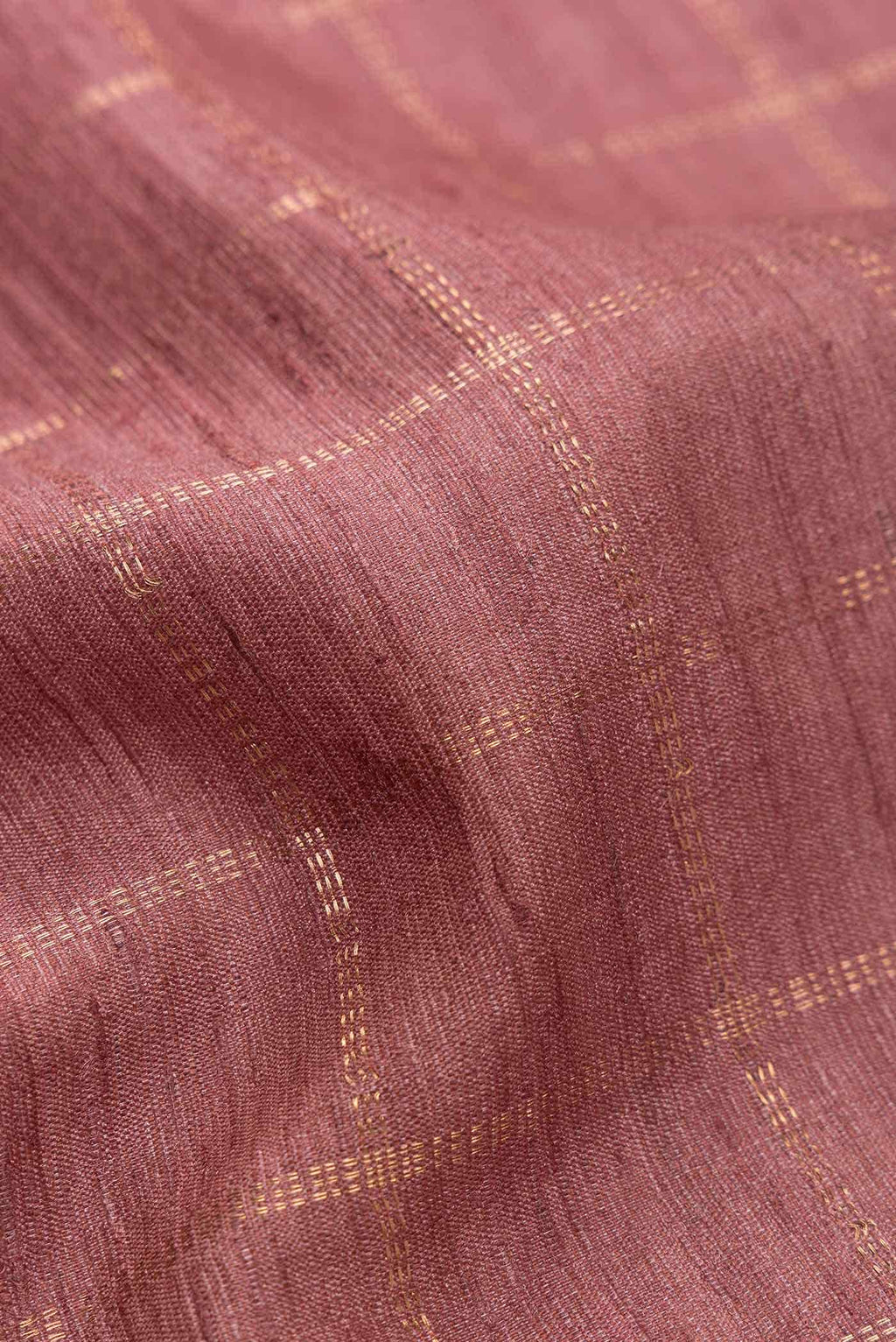 Maroon Tussar Silk Saree