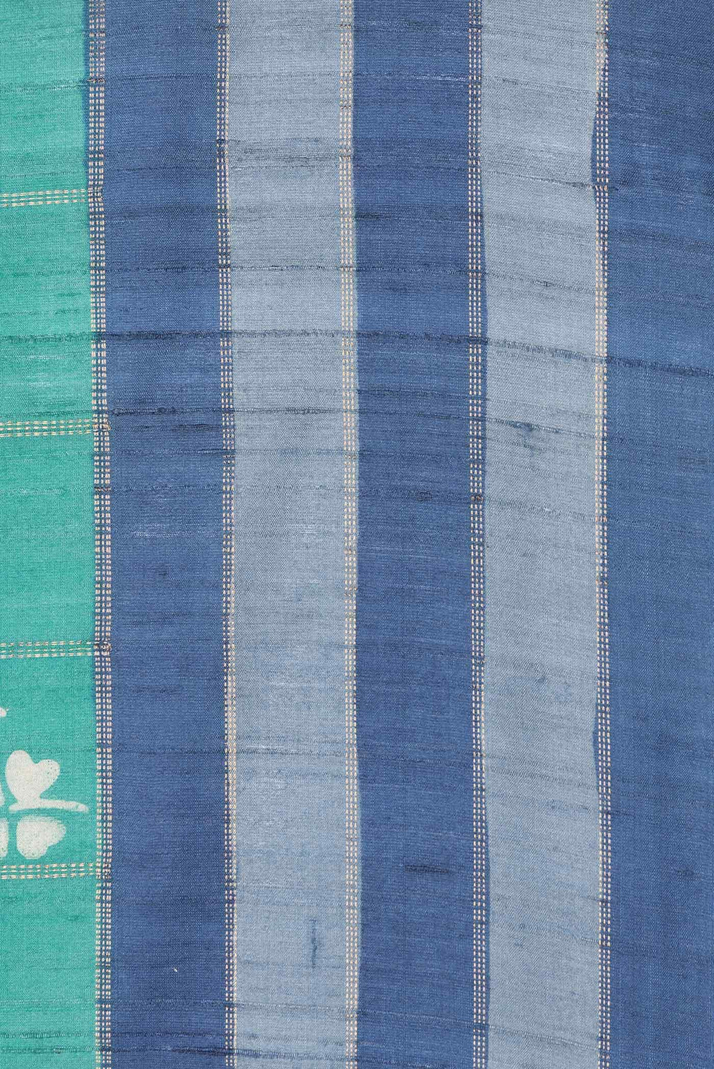 Green Tussar Silk Saree