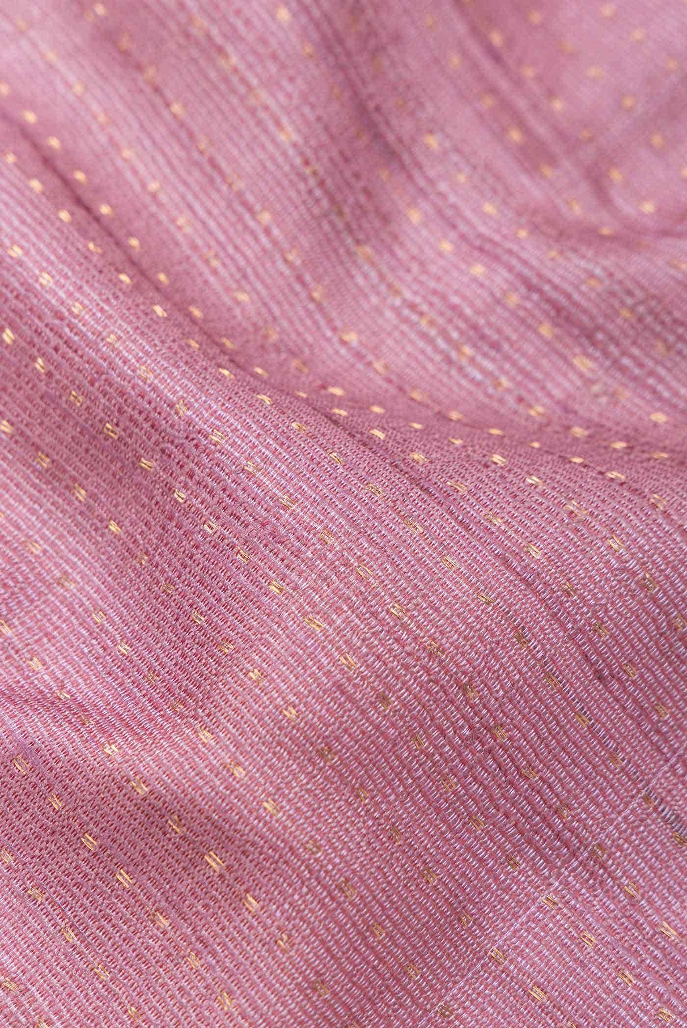 Purple Tussar Silk Saree