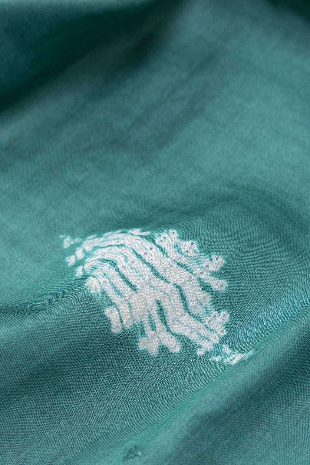 Green Tussar Silk Saree