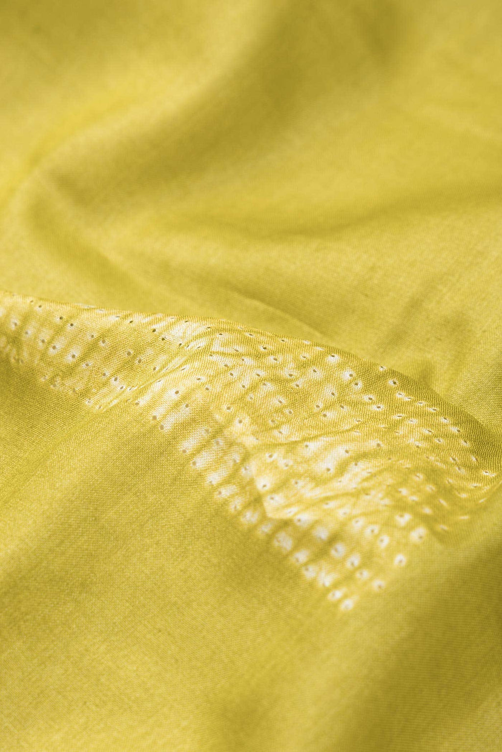 Mehandi Green Tussar Silk Saree
